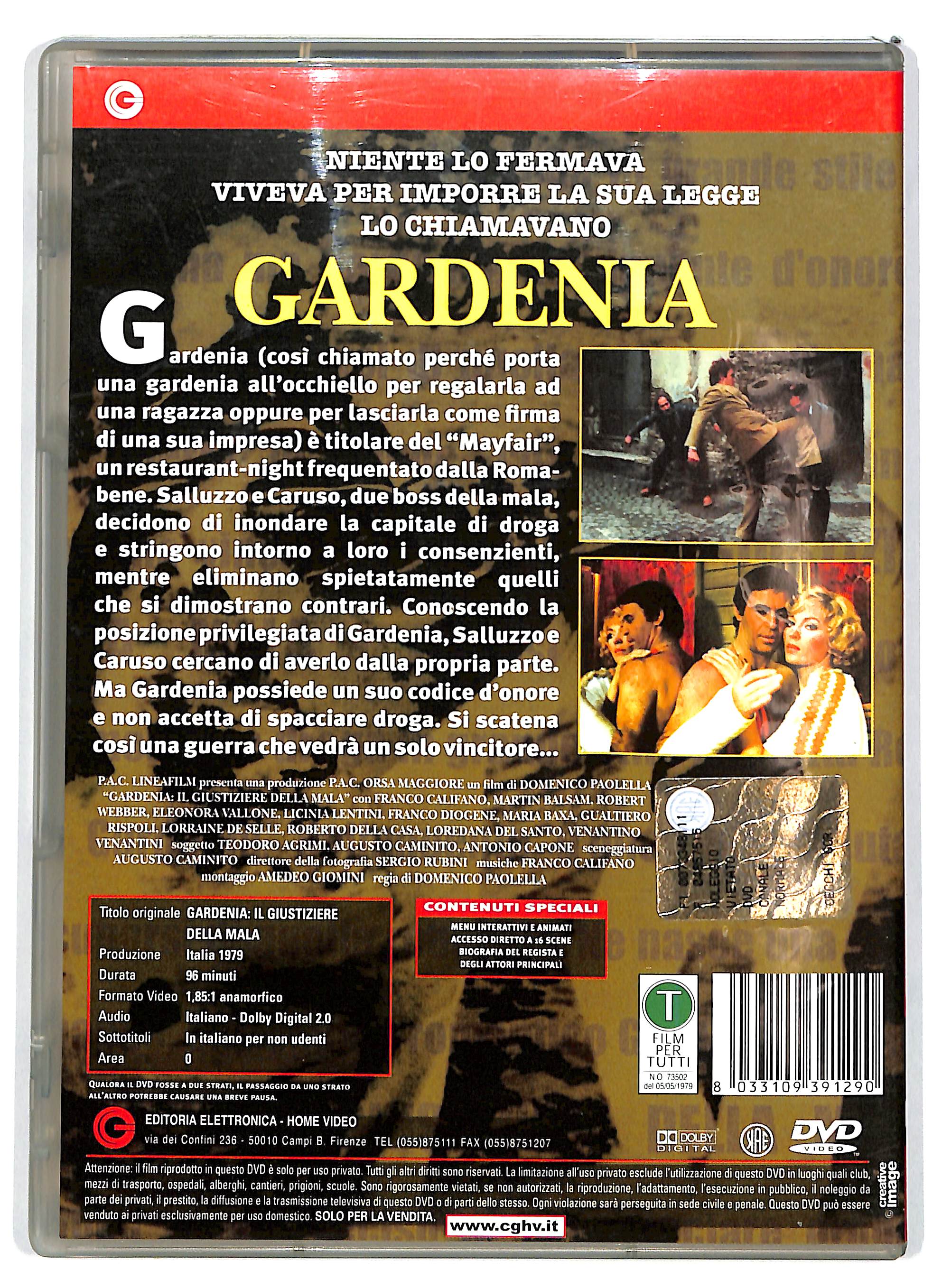 EBOND Gardenia il giustiziere della mala DVD DB716111 - Image 2