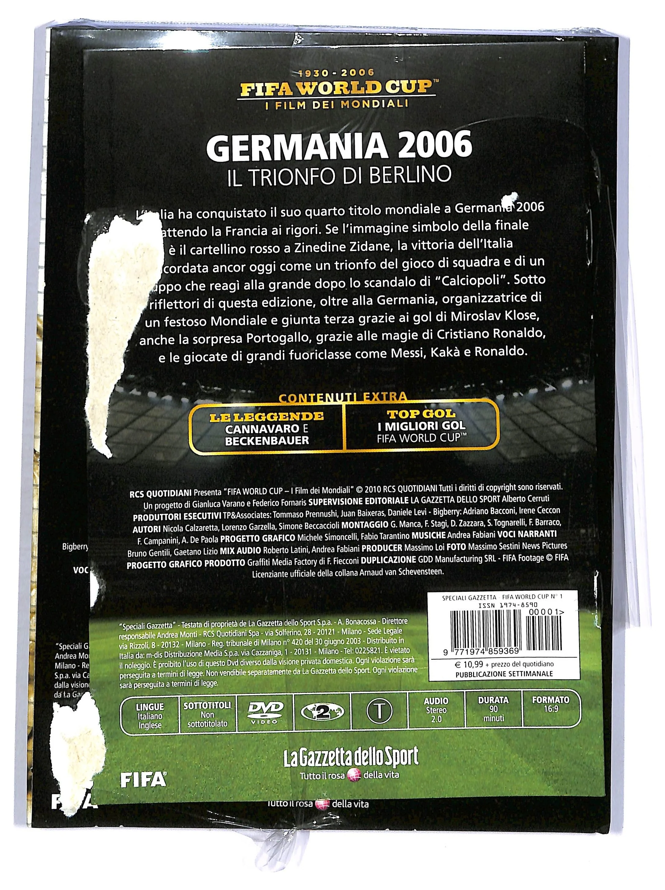 EBOND Germania 2006 IL Trionfo Di Berlino EDITORIALE DVD DB775722 - Image 2