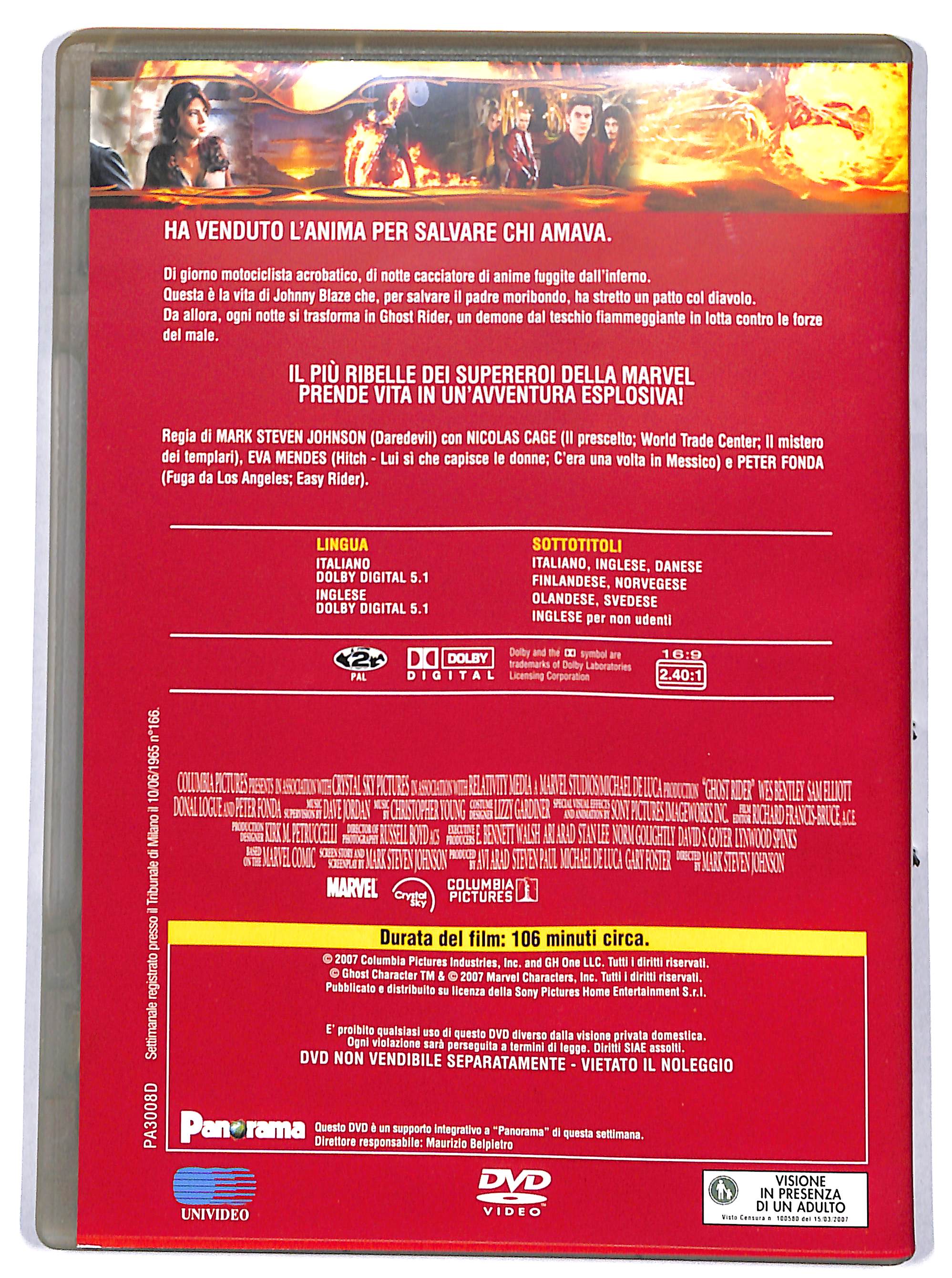 EBOND Ghost Rider EDITORIALE DVD DB759820 - Image 2