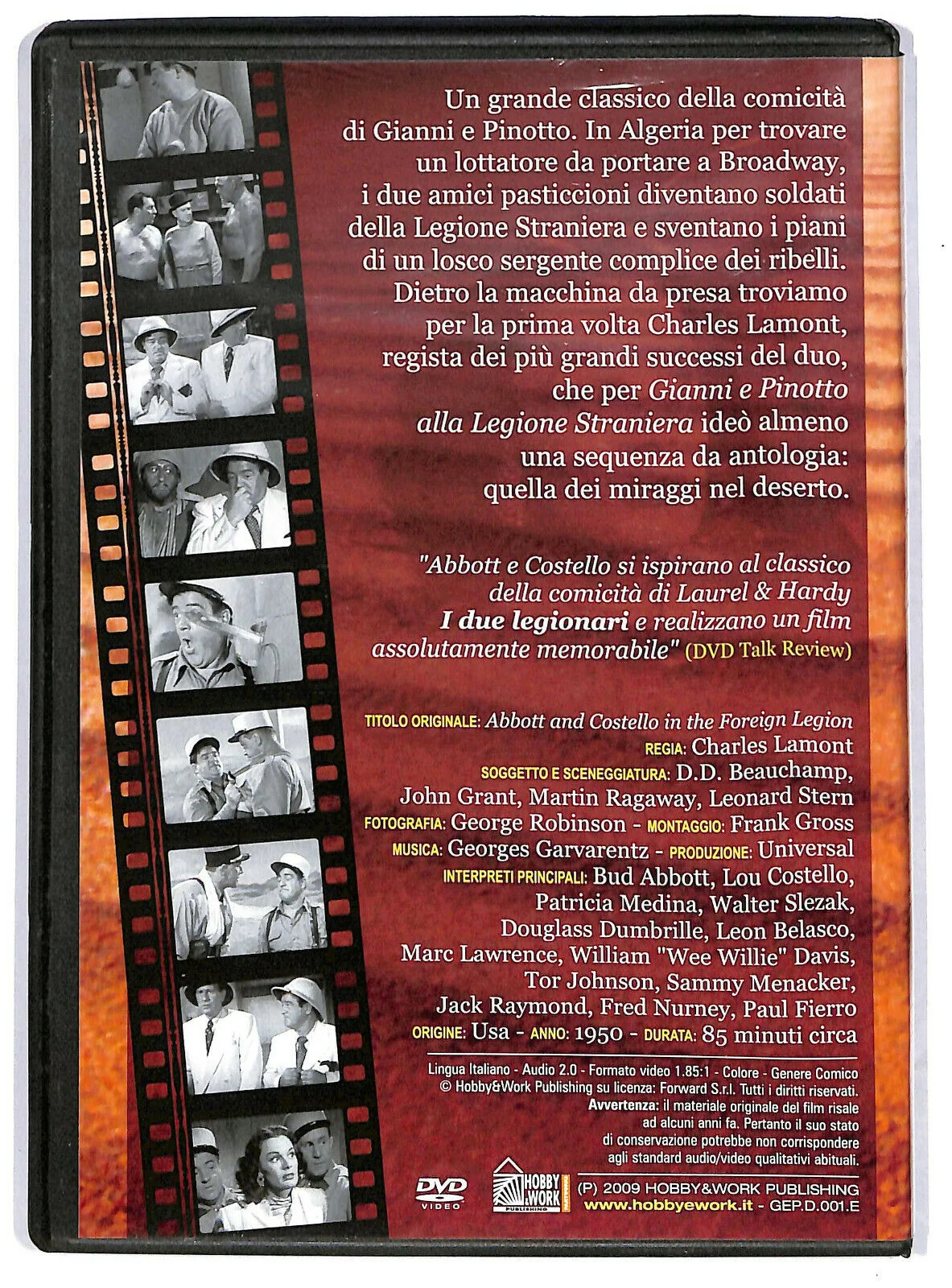 EBOND Gianni e Pinotto Alla Legione Straniera Editoriale DVD DB709135 - Image 2