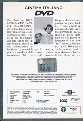 EBOND Ginger e Fred (1986) Cinema Italiano Vol.3 DVD DB729238 - Image 2