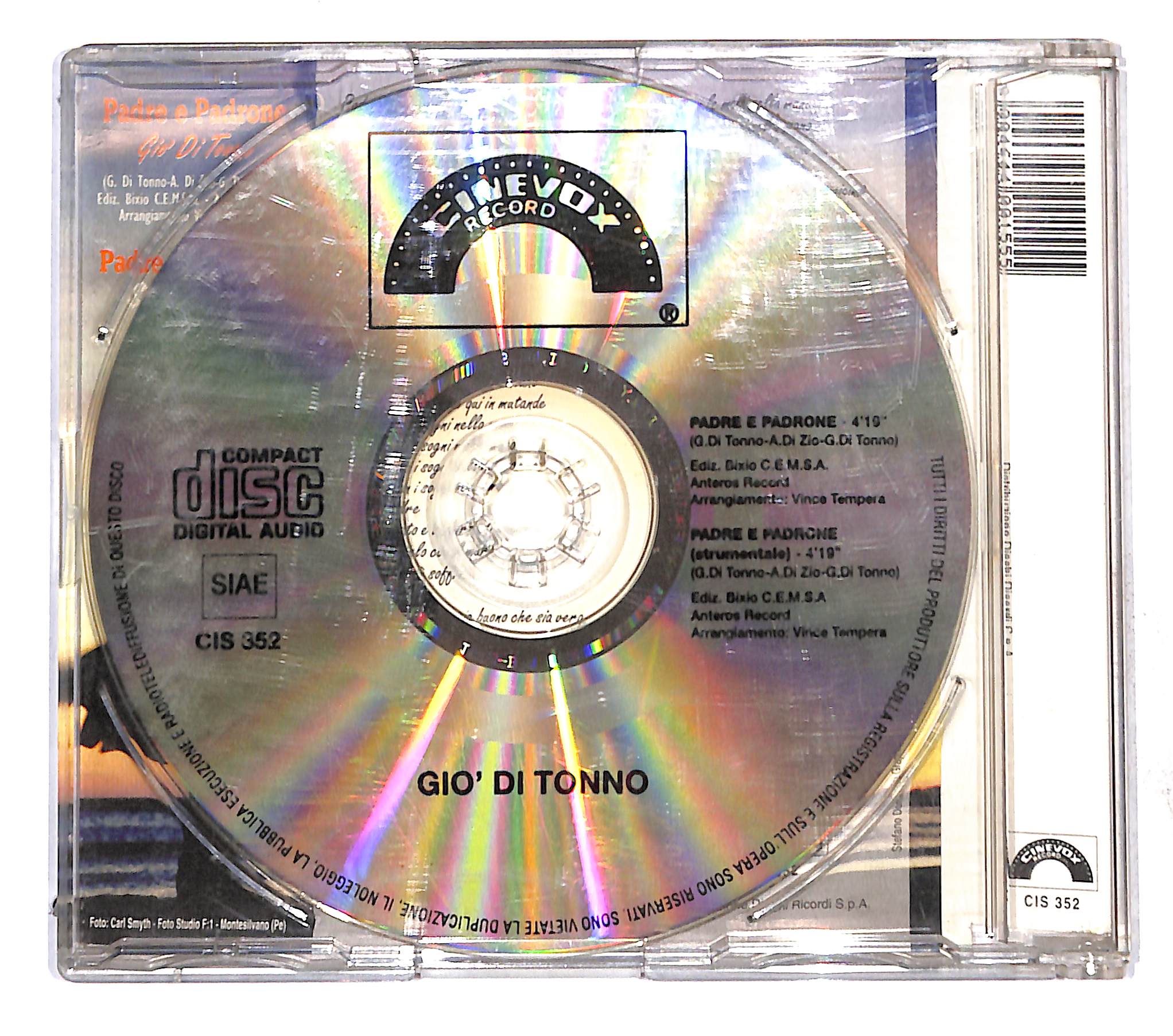 EBOND Gio Di Tonno - Padre E Padrone CD CB109754 - Image 2