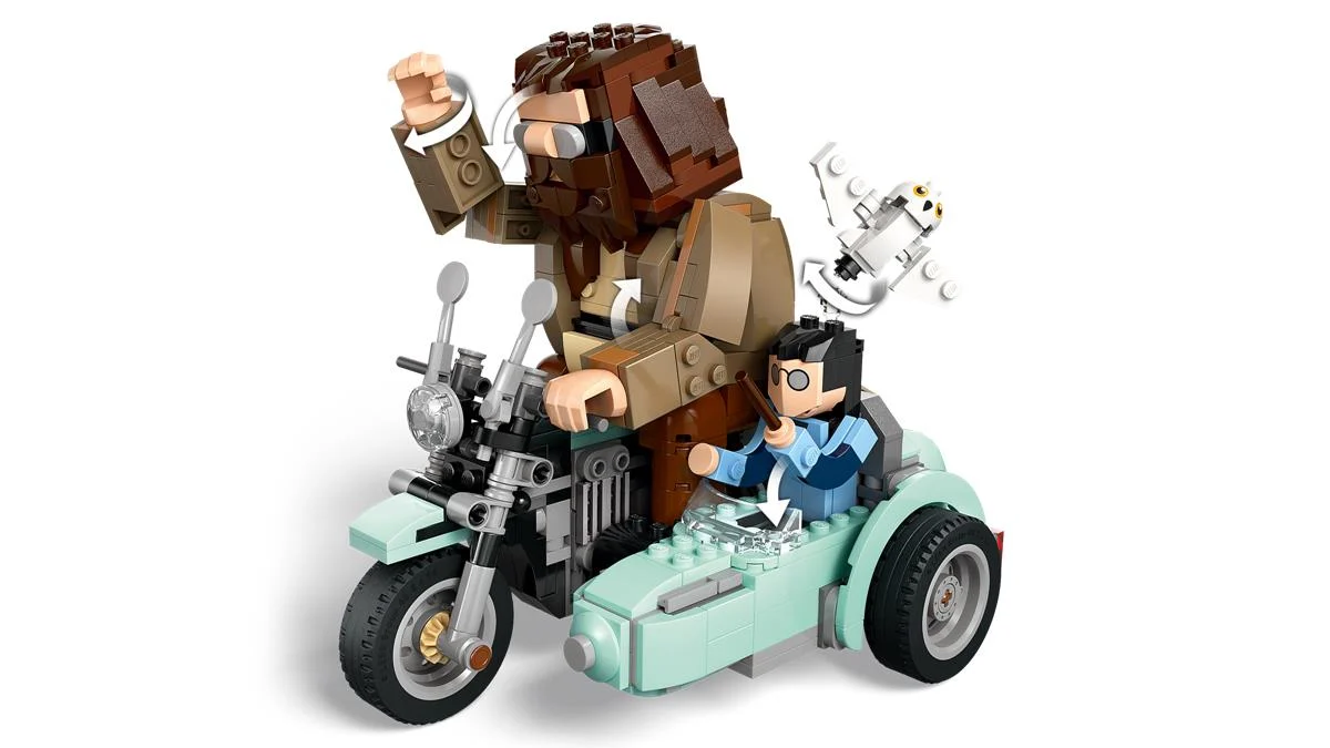 LEGO 76443 Giro sul sidecar di Hagrid™ e Harry - Image 6