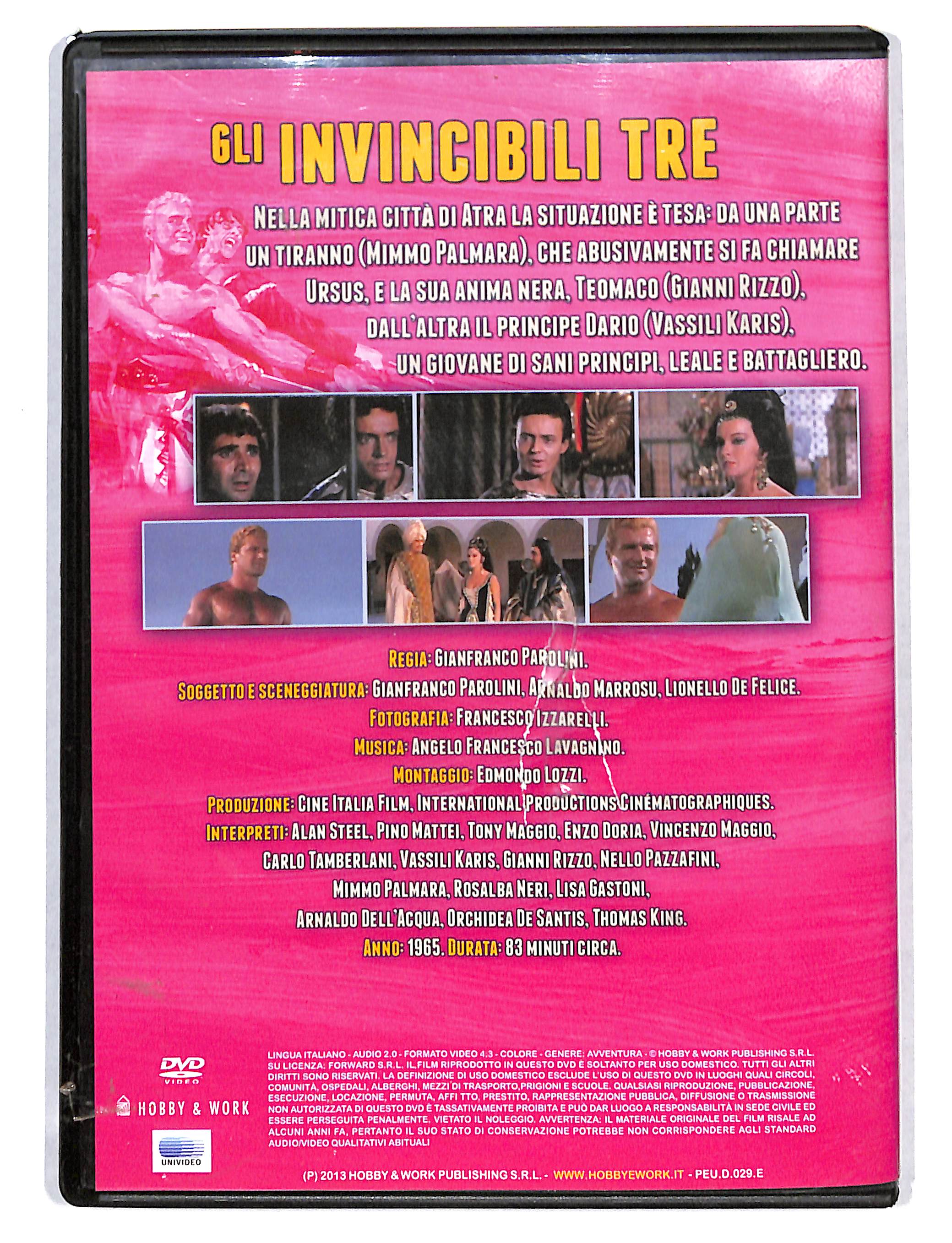 EBOND Gli Invincibili tre EDITORIALE DVD DB723644 - Image 2