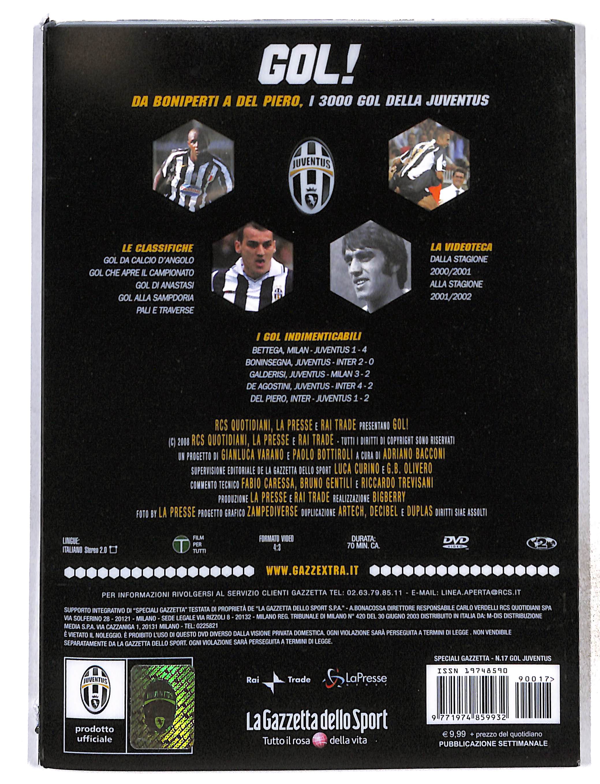 EBOND Gol!Da Boniperti a Del Piero vol.17 EDITORIALE DVD DB772859 - Image 2