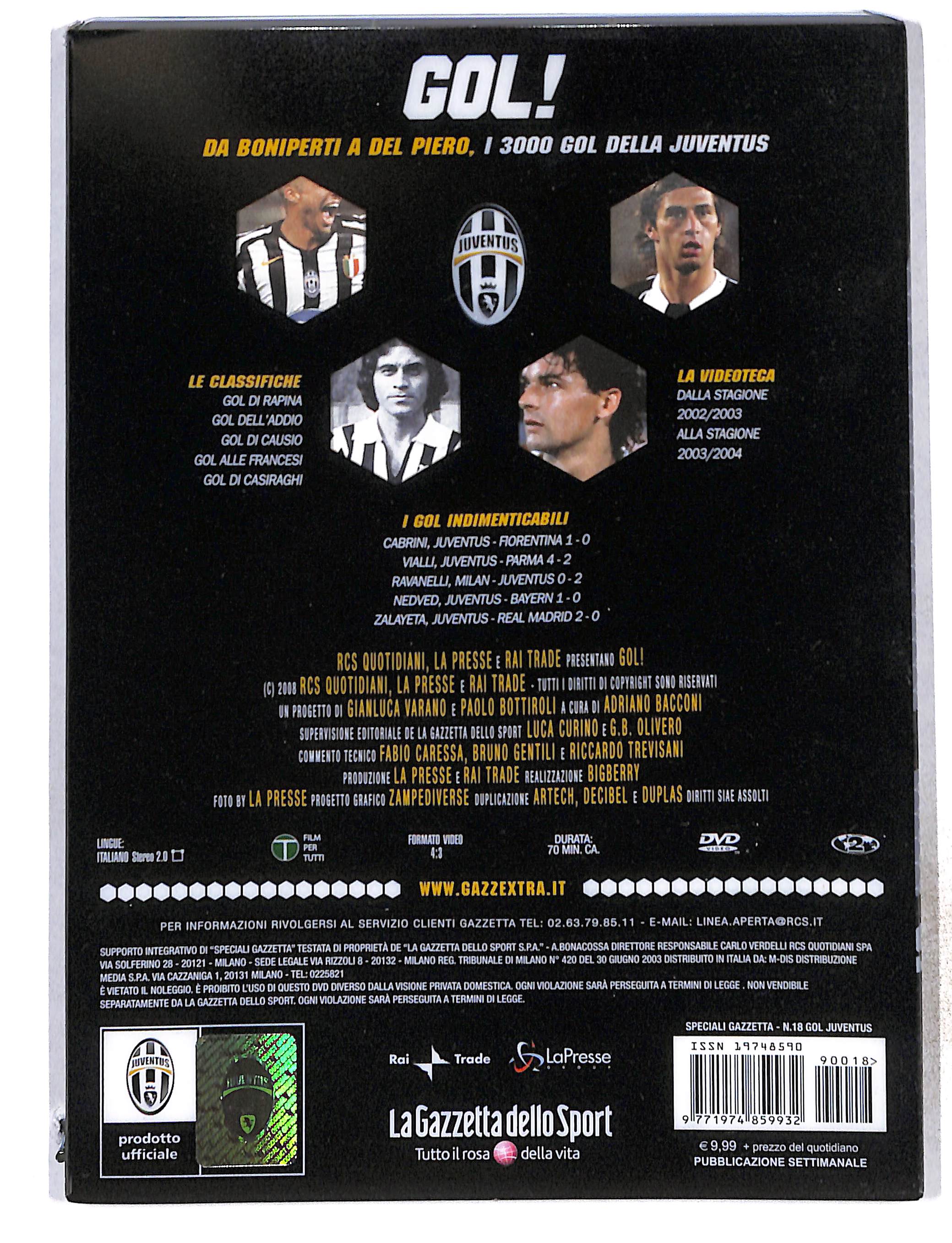 EBOND Gol!Da Boniperti a Del Piero vol.18 EDITORIALE DVD DB772858 - Image 2
