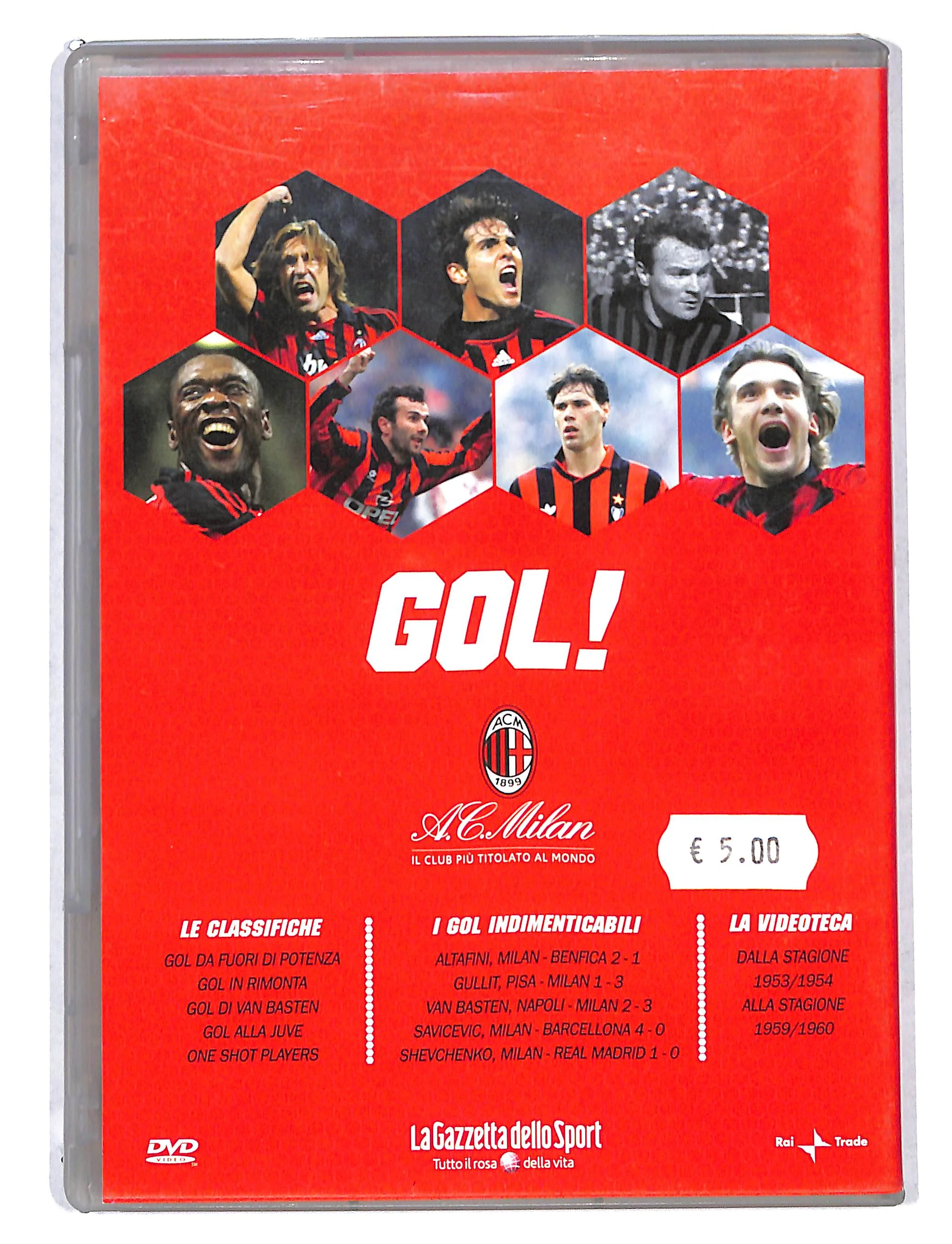 EBOND Gol da rivera a Kaka i 3000 gol del Milan DVD DB737137 - Image 2