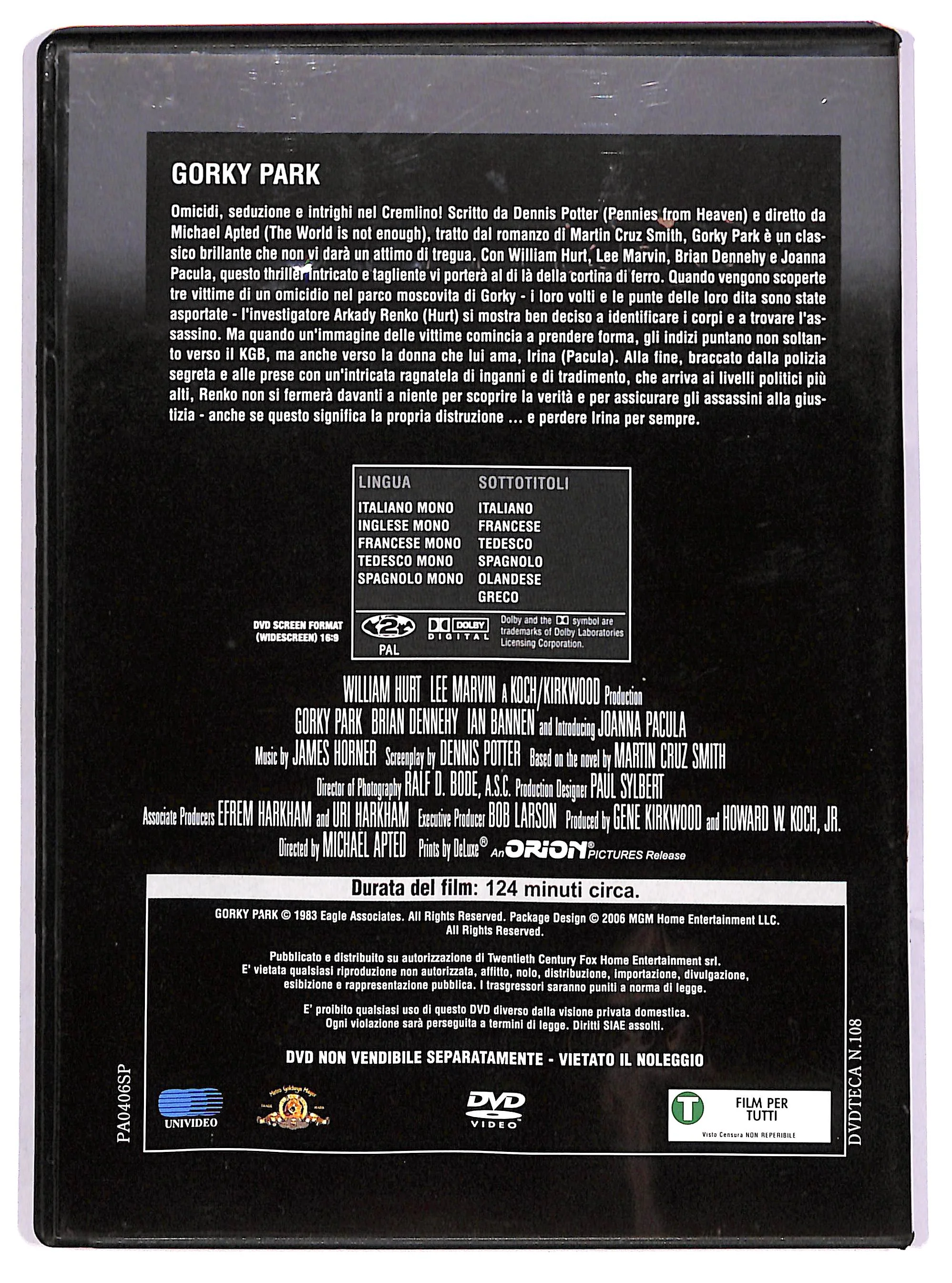 EBOND Gorky Park EDITORIALE DVD DB711156 - Image 2
