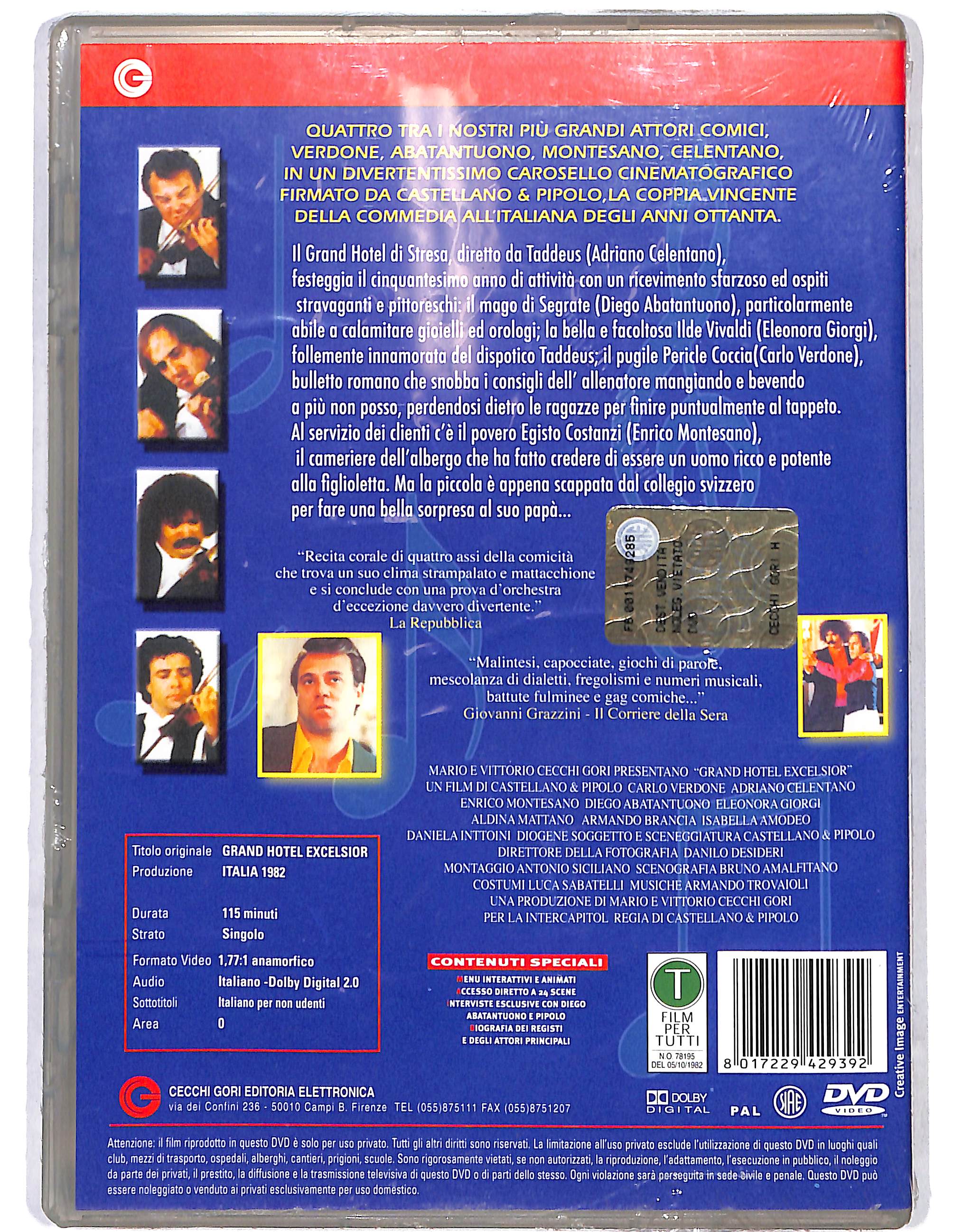EBOND Grand Hotel Excelsior DVD DB729110 - Image 2