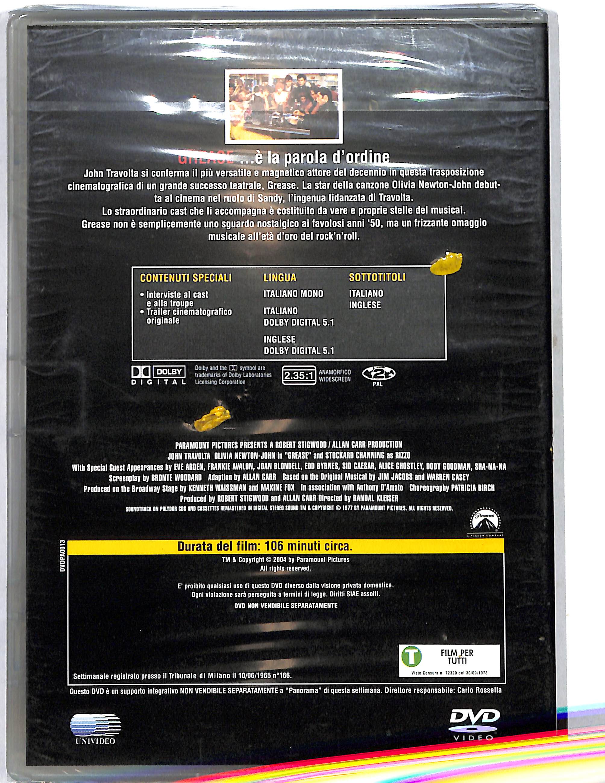 EBOND Grease  EDITORIALE DVD DB755837 - Image 2