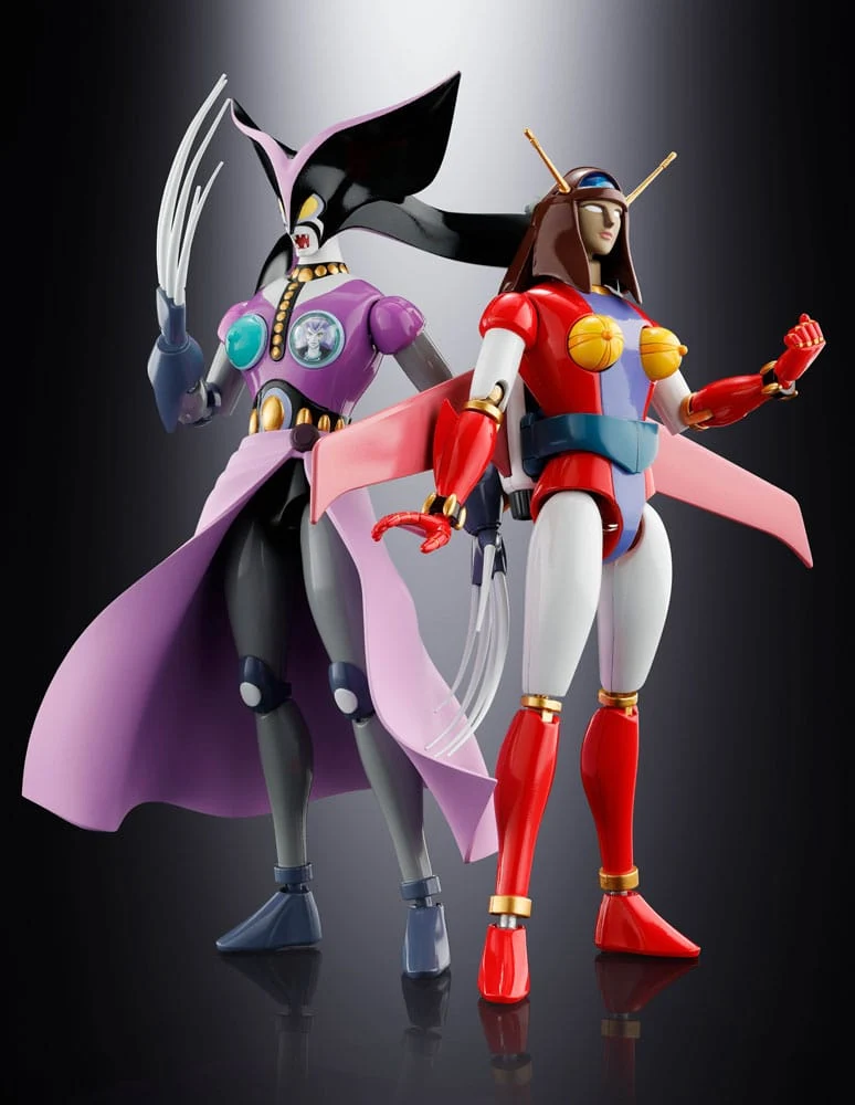 GREAT MAZINGER SOUL OF CHOGOKIN DIECAST ACTION FIGURES GX-114 JANUS & GX-12R VEN P034332