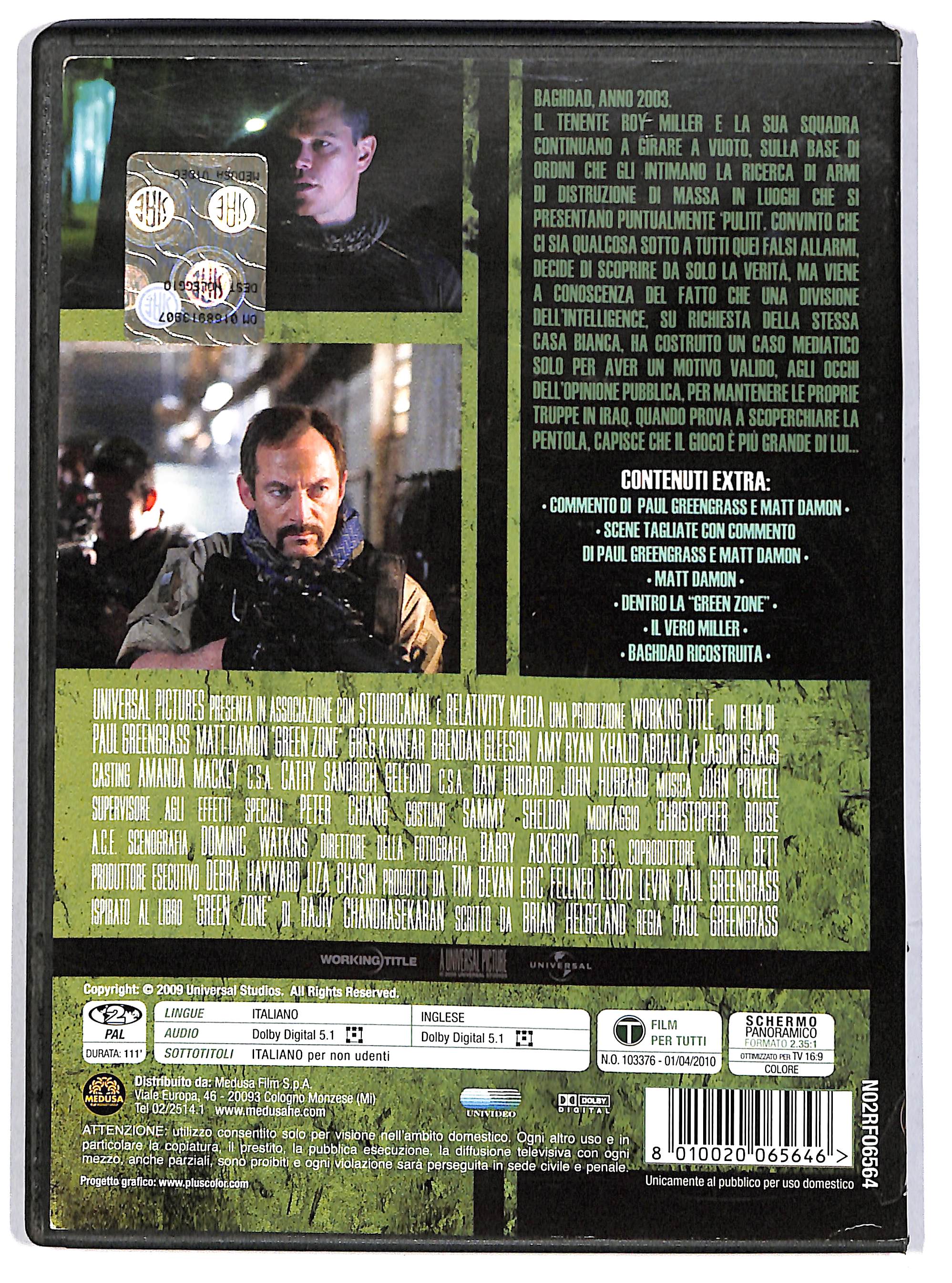 EBOND Green Zone Noleggio DVD DB738655 - Image 2