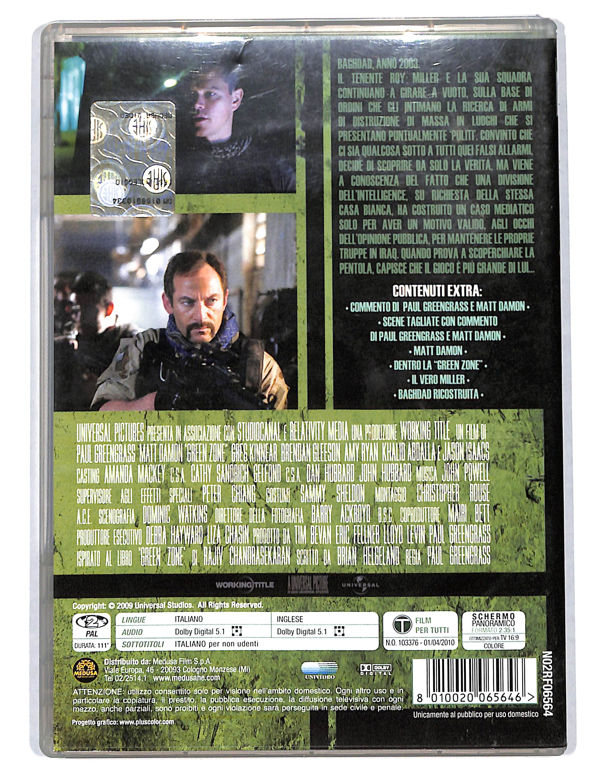 EBOND Green Zone Noleggio NOLEGGIO DVD DB771904 - Image 2