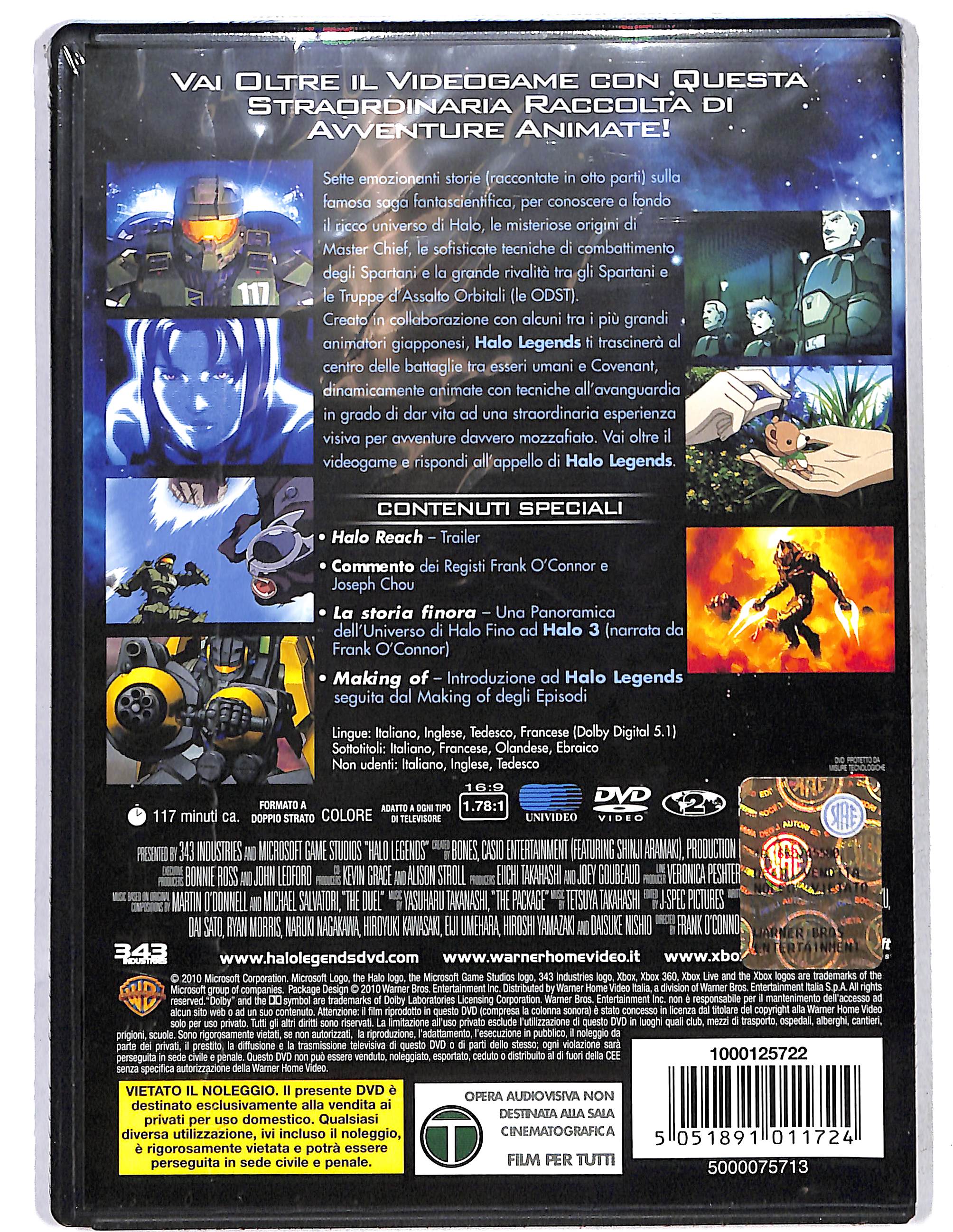 EBOND Halo Legends EDIZIONE SPECIALE 2 dischi DVD DB716361 - Image 2