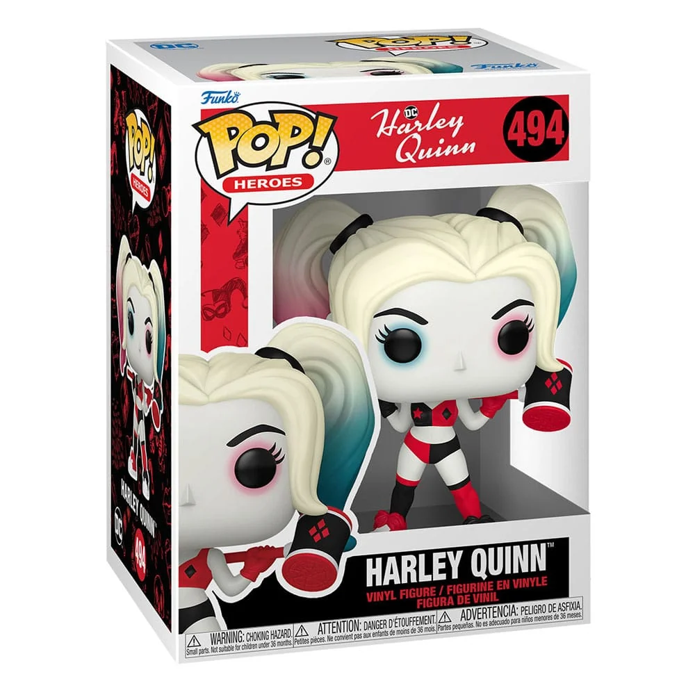 HARLEY QUINN ANIMATED SERIES POP! HEROES VINYL FIGURE HARLEY QUINN 9 CM - Image 2