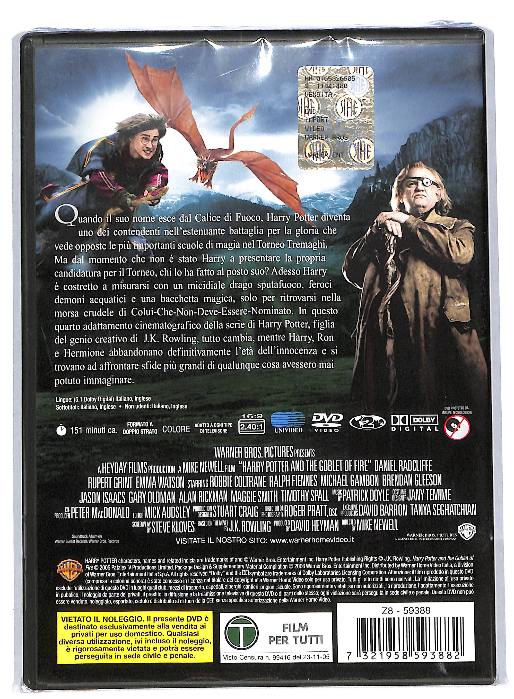 EBOND Harry Potter e il calice di fuoco DVD DB733103 - Image 2
