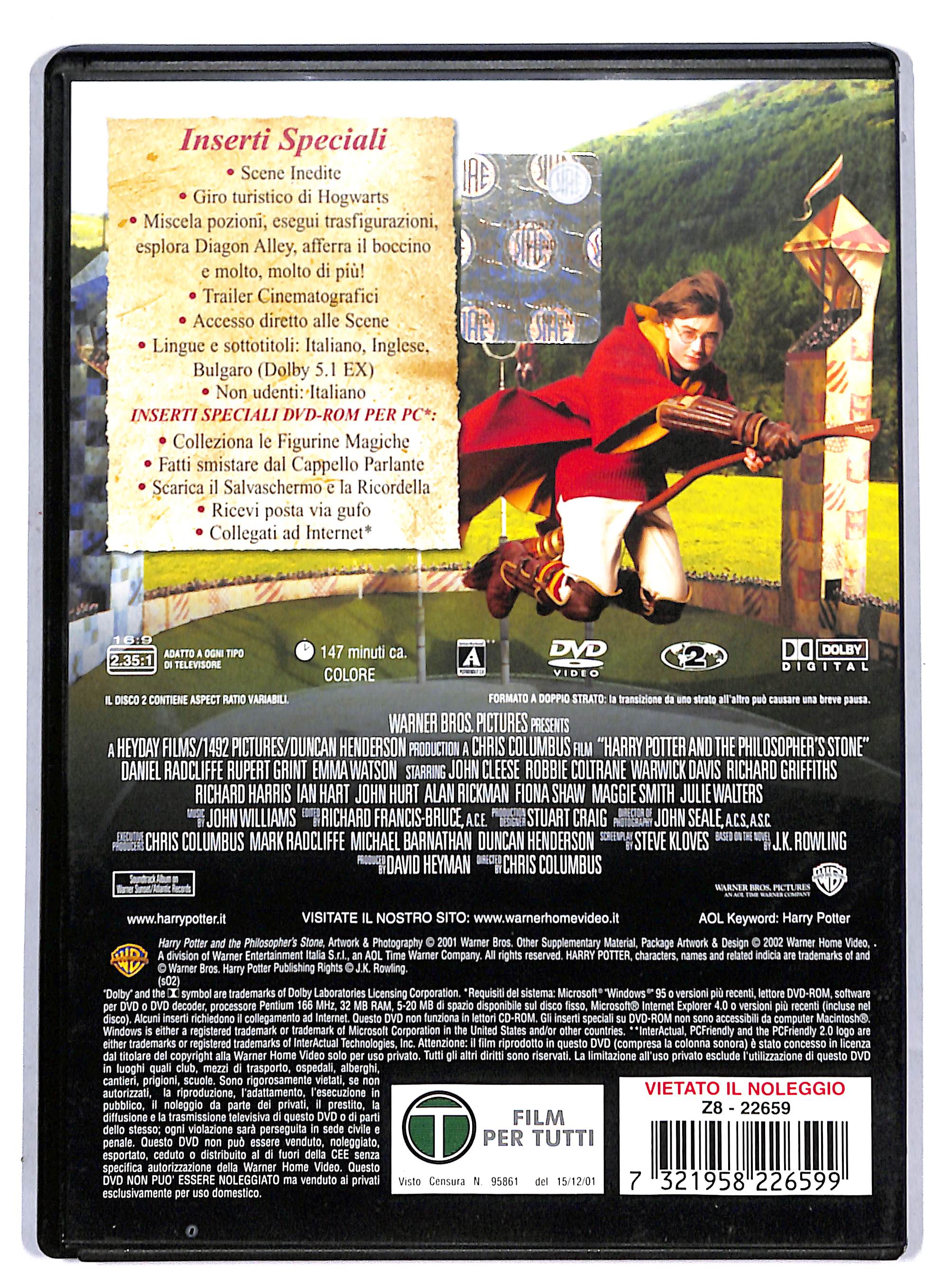 EBOND Harry Potter e la pietra filosofale (2 dischi ) DVD DB760366 - Image 2