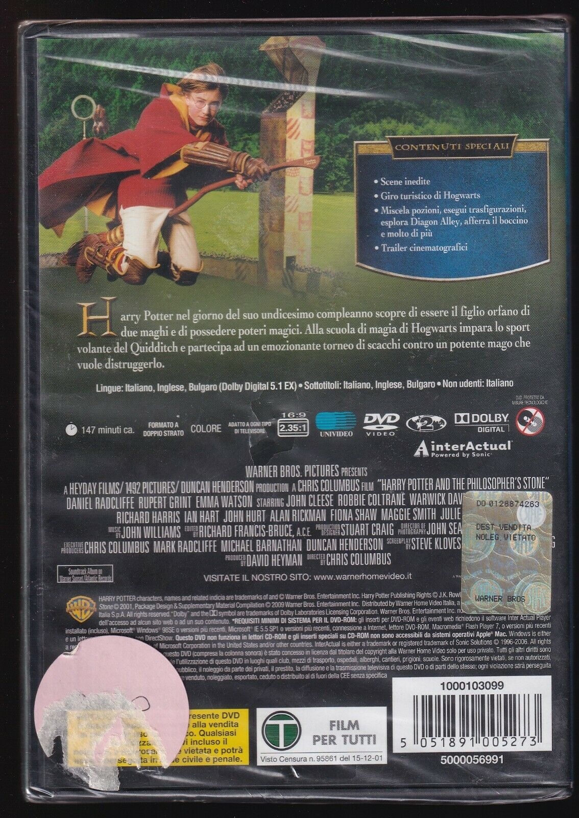 EBOND Harry Potter E La Pietra Filosofale (special Edition) DVD DB770358 - Image 2