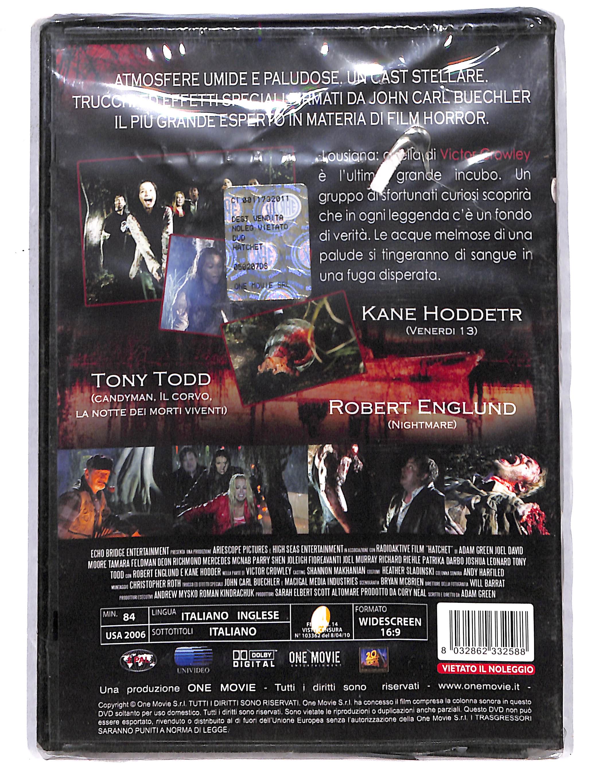 EBOND Hatchet - Old school american horror DVD DB746939 - Image 2