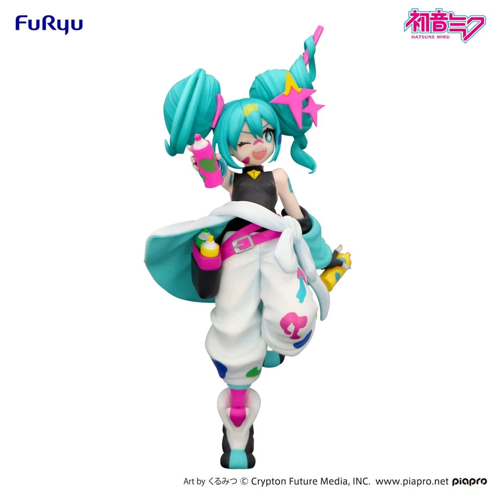 HATSUNE MIKU TRIO-TRY-IT PVC STATUE MIKU PAINT GIRL 19 CM - Image 4