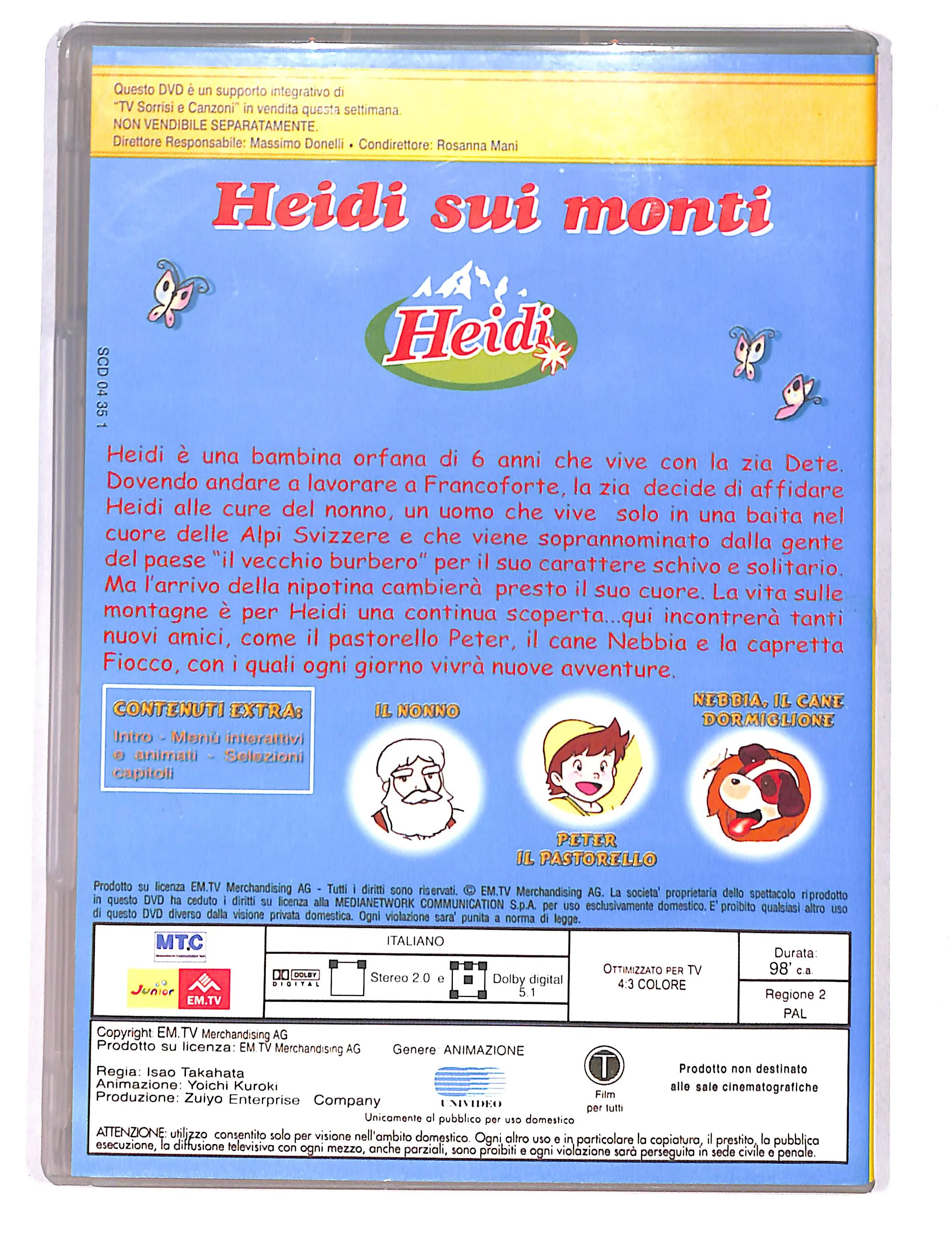 EBOND Heidi sui Monti il film EDITORIALE DVD DB753444 - Image 2
