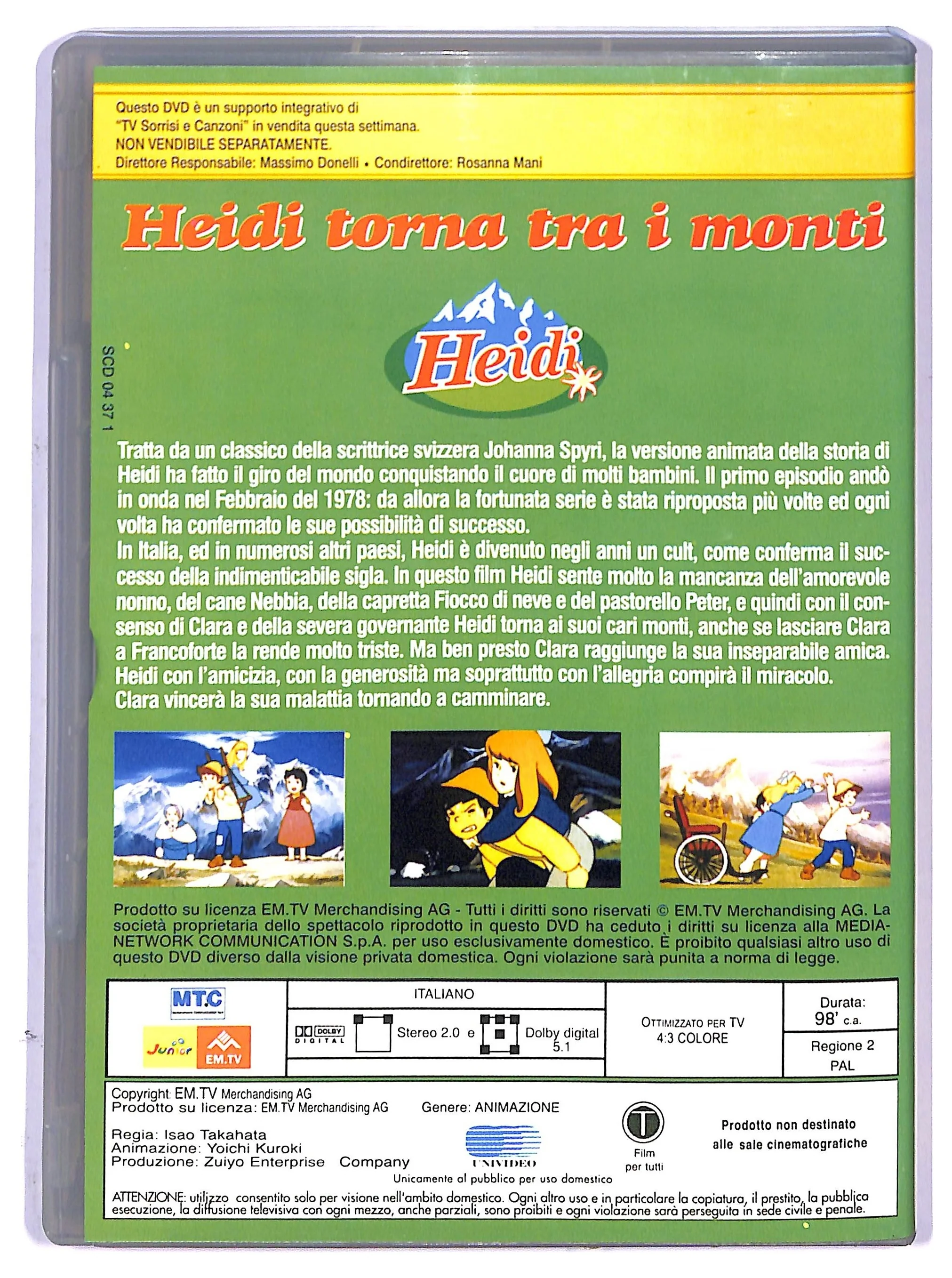 EBOND Heidi torna tra i monti EDITORIALE NOLEGGIO DVD DB756621 - Image 2