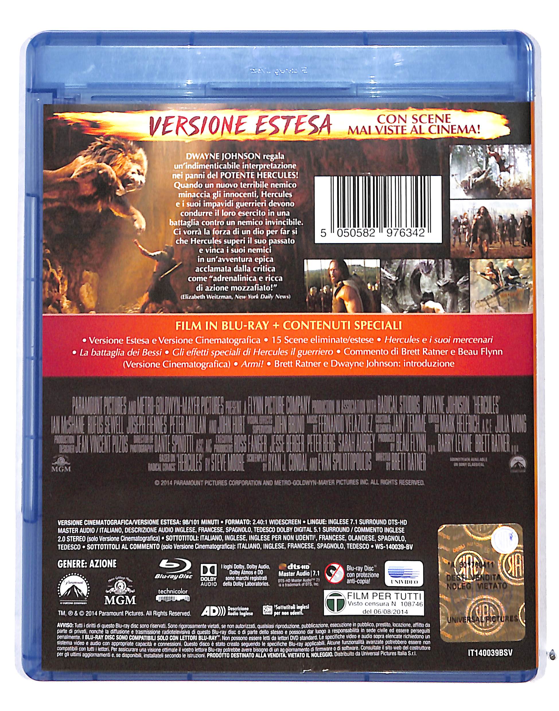 EBOND Hercules - il guerriero Versione estesa BLURAY BLURAY DB685126 - Image 2