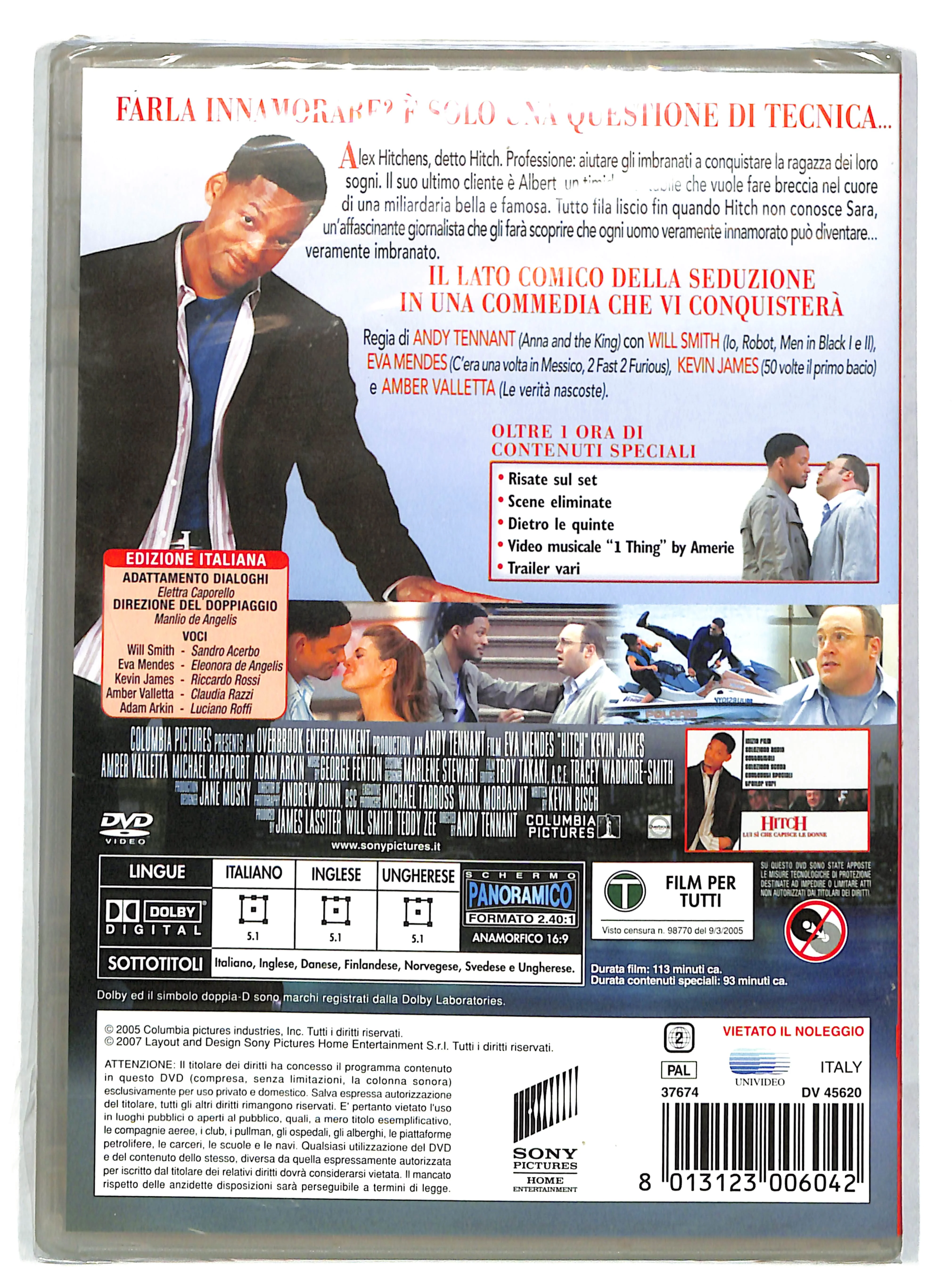 EBOND Hitch - Lui Si Che Capisce Le Donne DVD DB740639 - Image 2