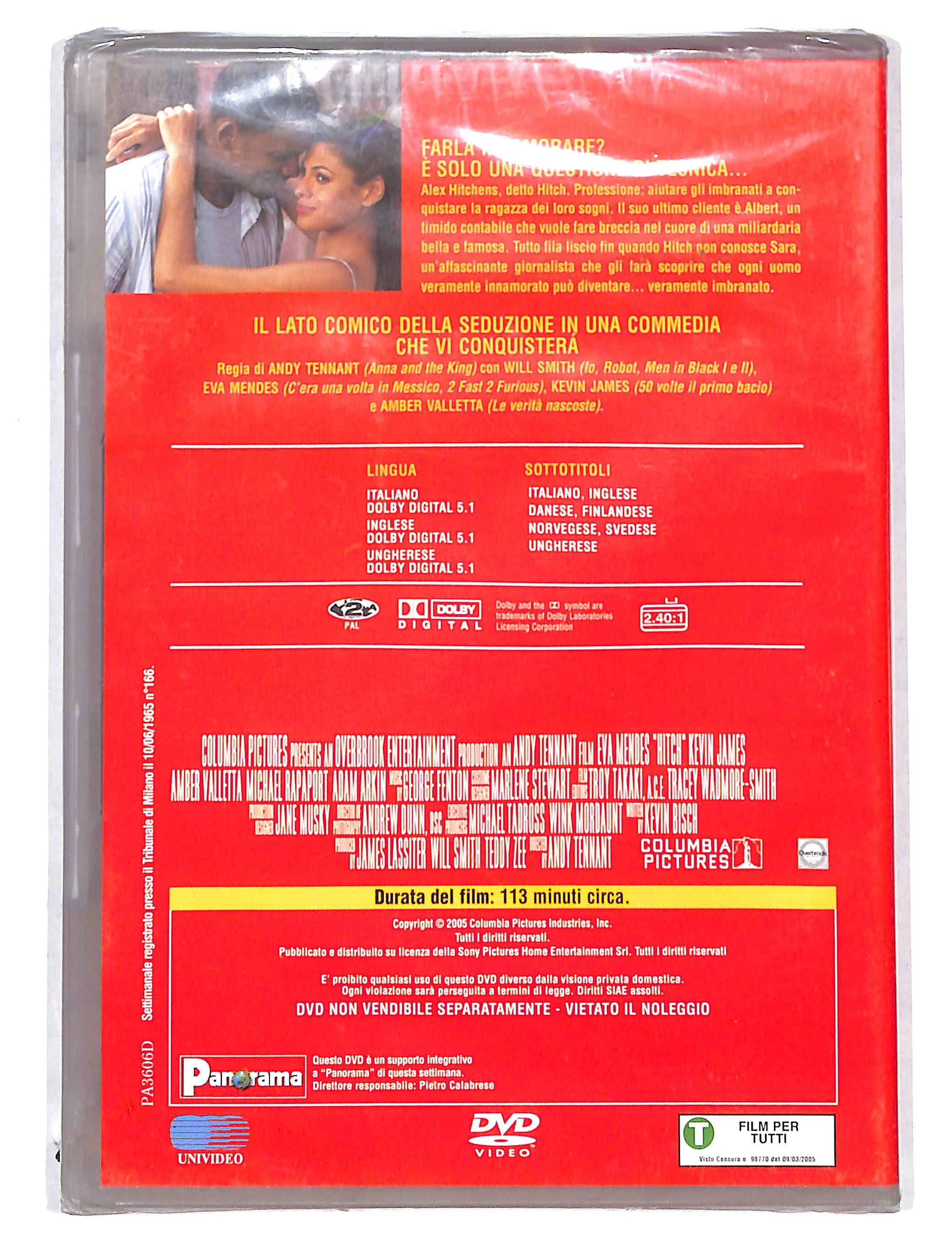 EBOND Hitch Lui si che capisce le donne EDITORIALE DVD DB723129 - Image 2
