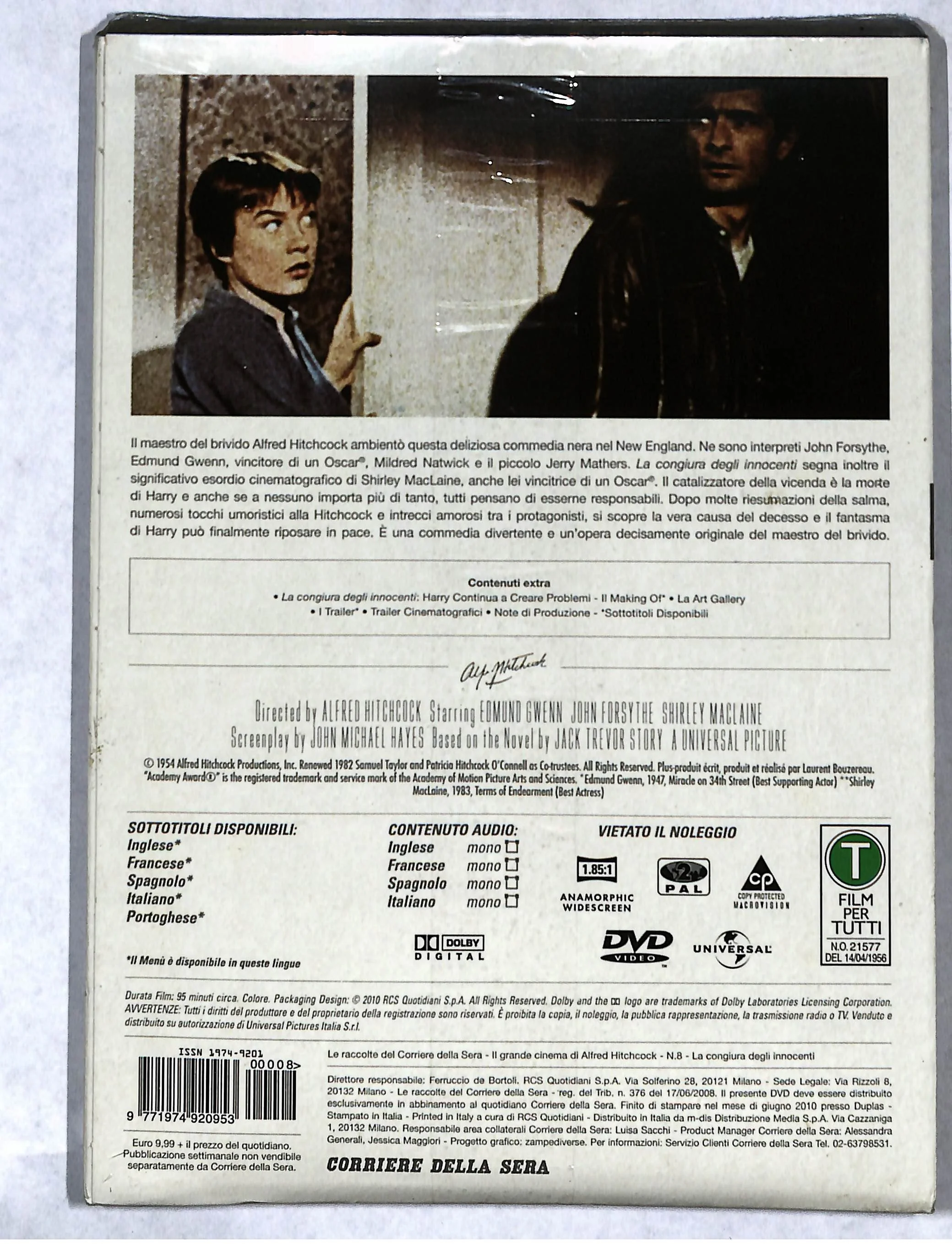 EBOND Hitchcock vol.8 la congiura degli innocenti EDITORIALE DVD DB736101 - Image 2