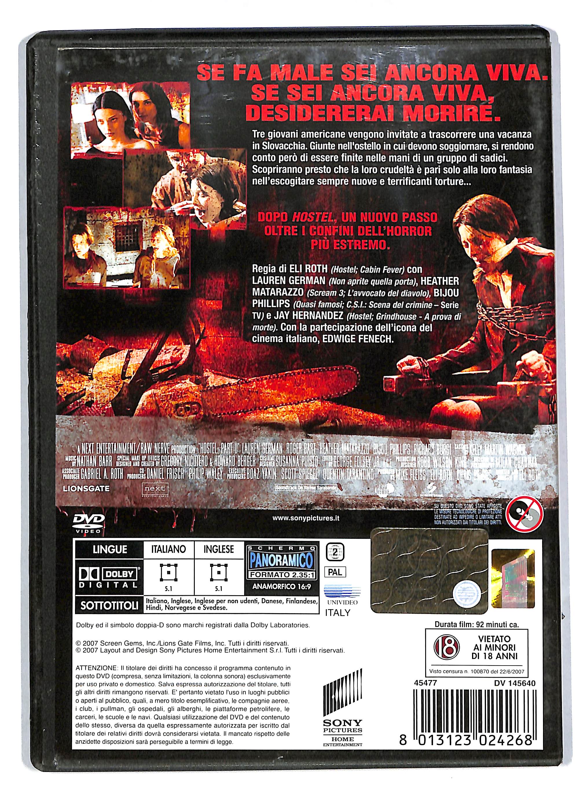 EBOND Hostel Part 2 NOLEGGIO DVD DB725259 - Image 2