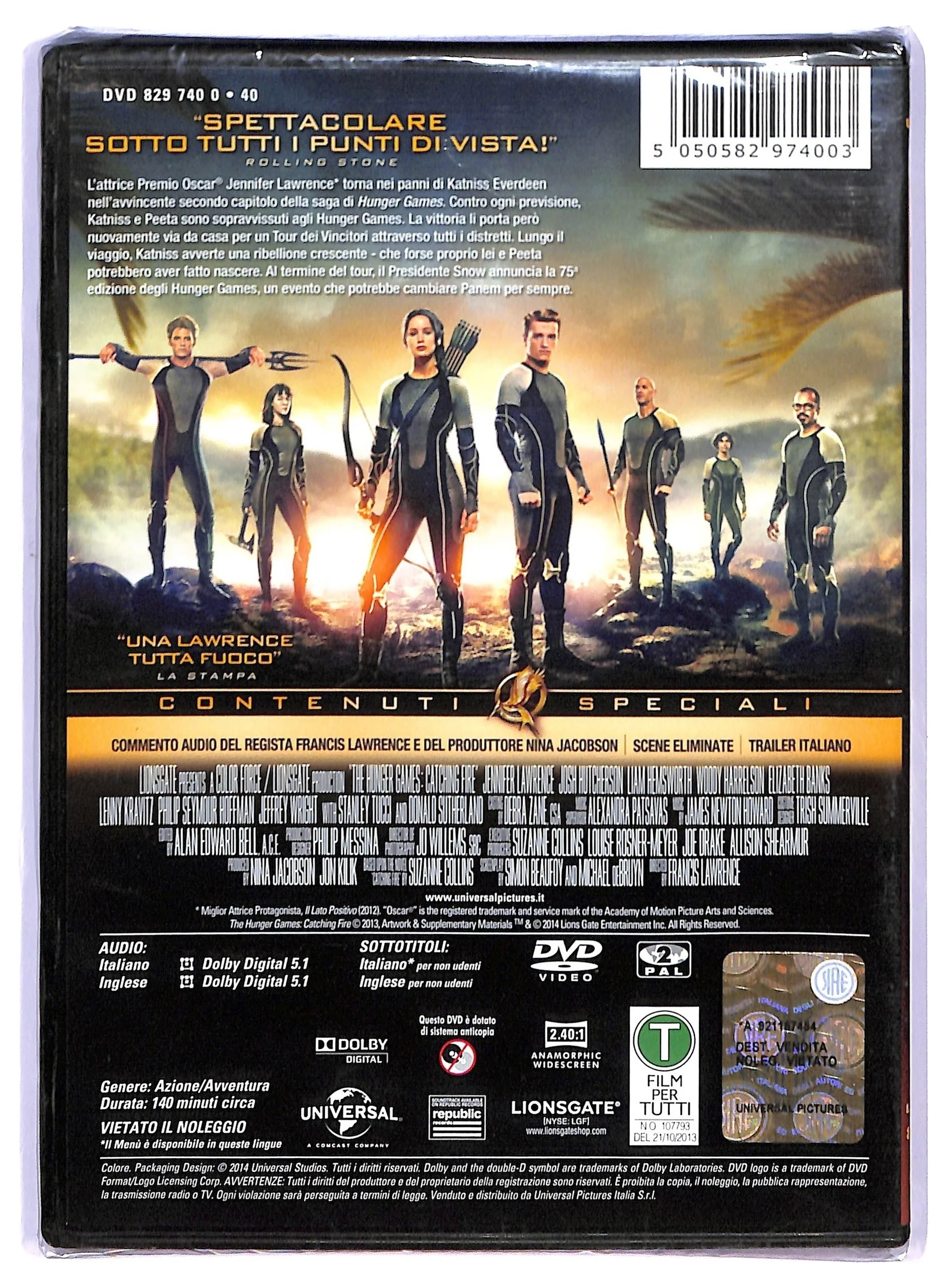 EBOND Hunger Games - La ragazza di fuoco NOLEGGIO DVD DB721138 - Image 2