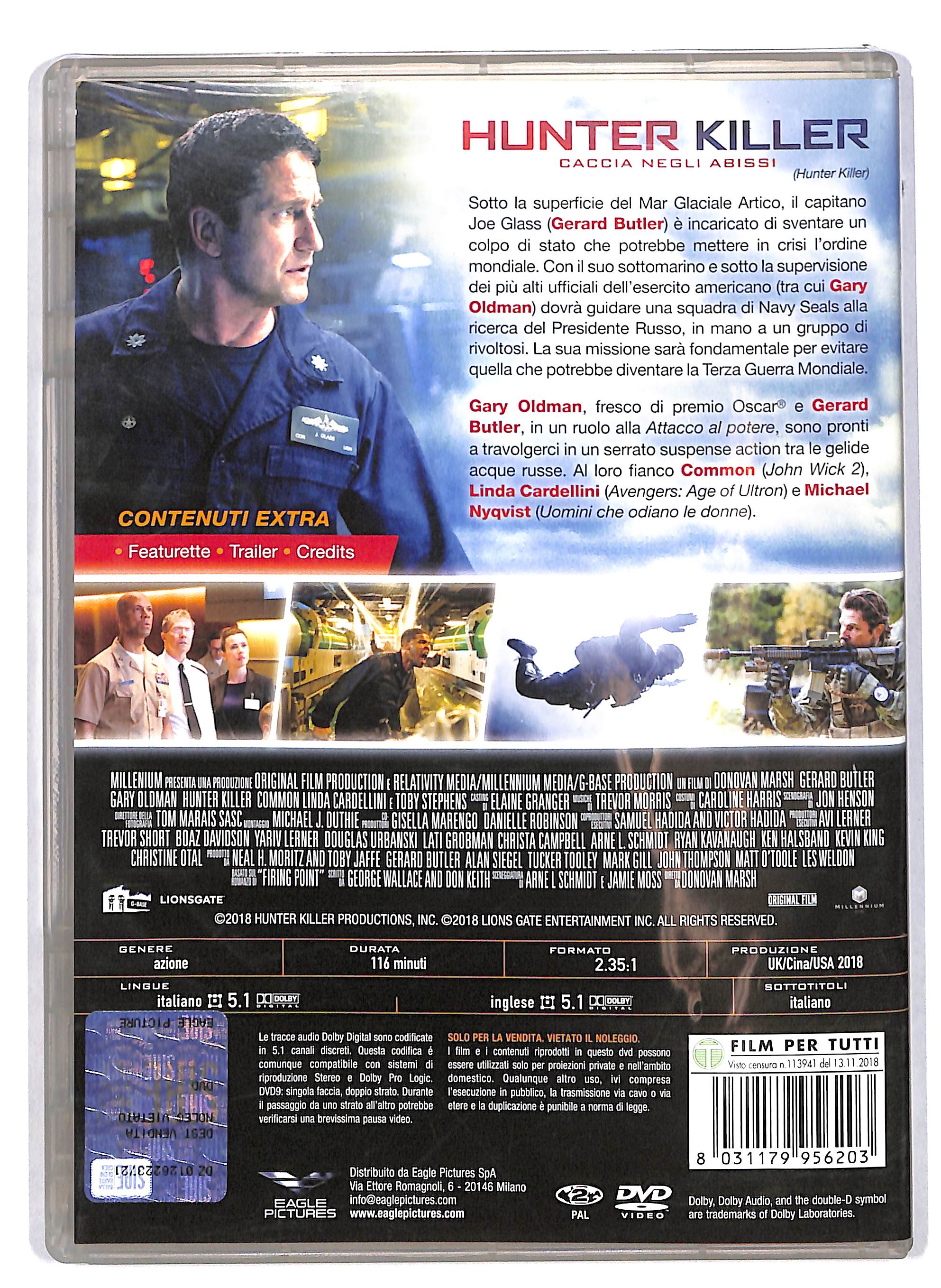 EBOND Hunter Killer - Caccia negli abissi DVD DB700810 - Image 2