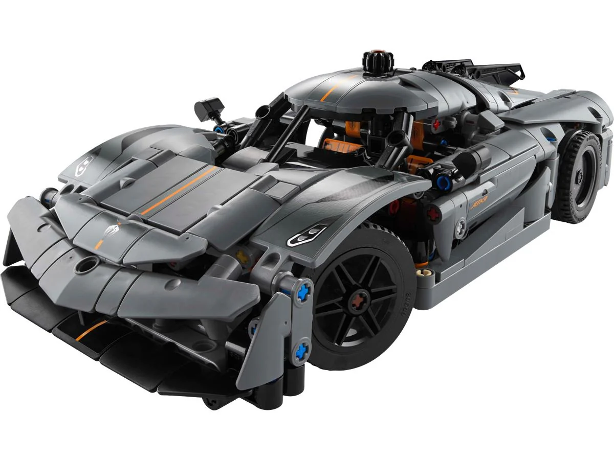 LEGO 42173 Hypercar Koenigsegg Jesko Absolut grigia - Image 4