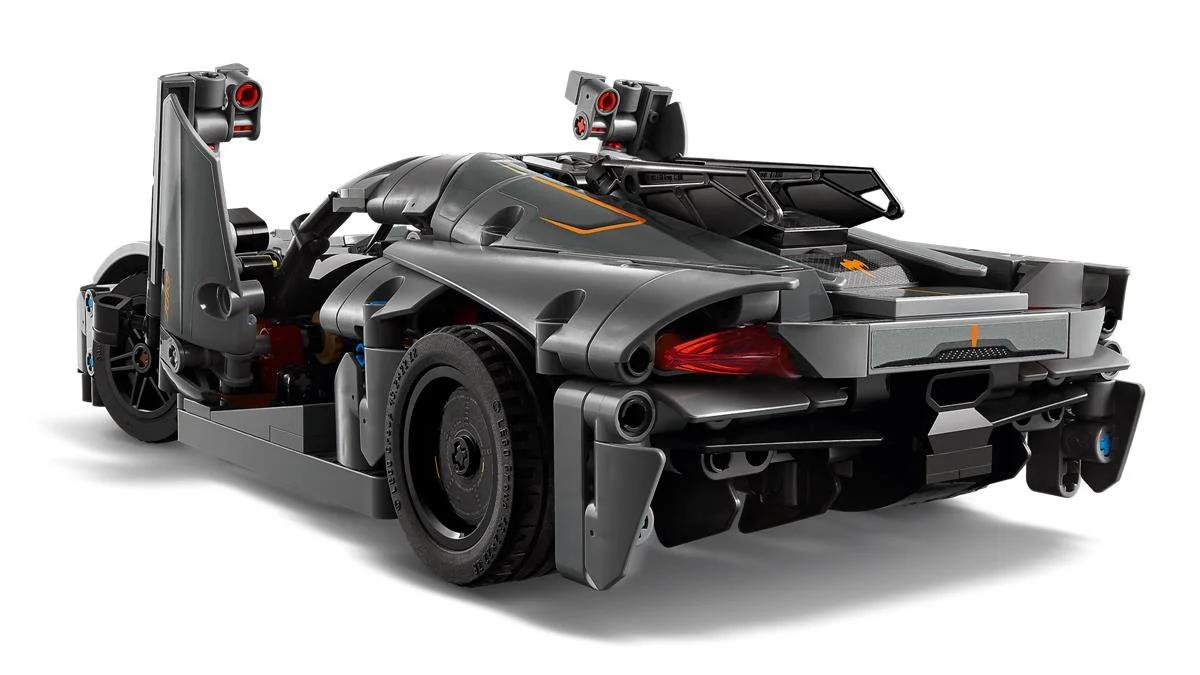 LEGO 42173 Hypercar Koenigsegg Jesko Absolut grigia - Image 5