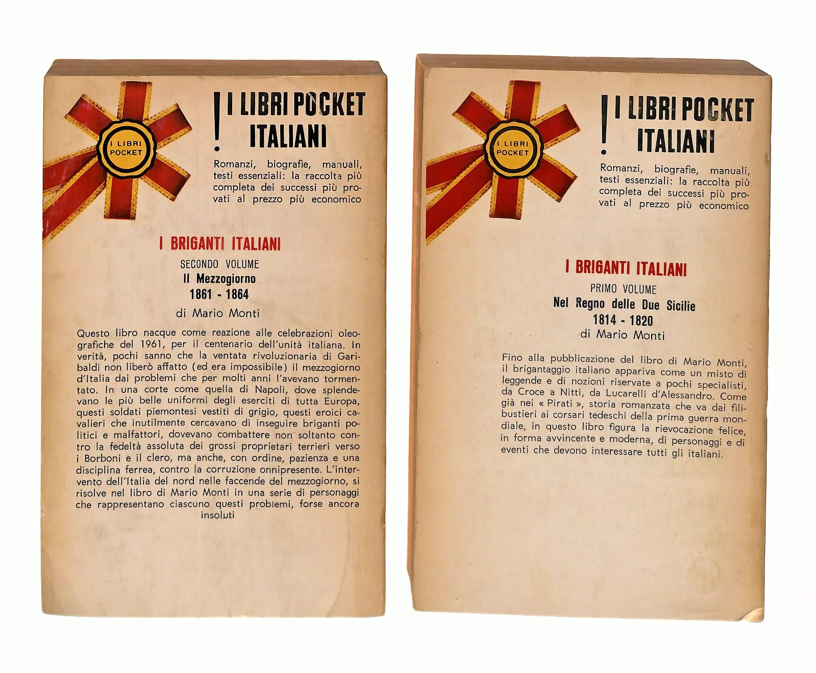 EBOND I Briganti Italiani Mario Monti Longanesi 1967 2 Volumi Libro LI046731 - Image 2