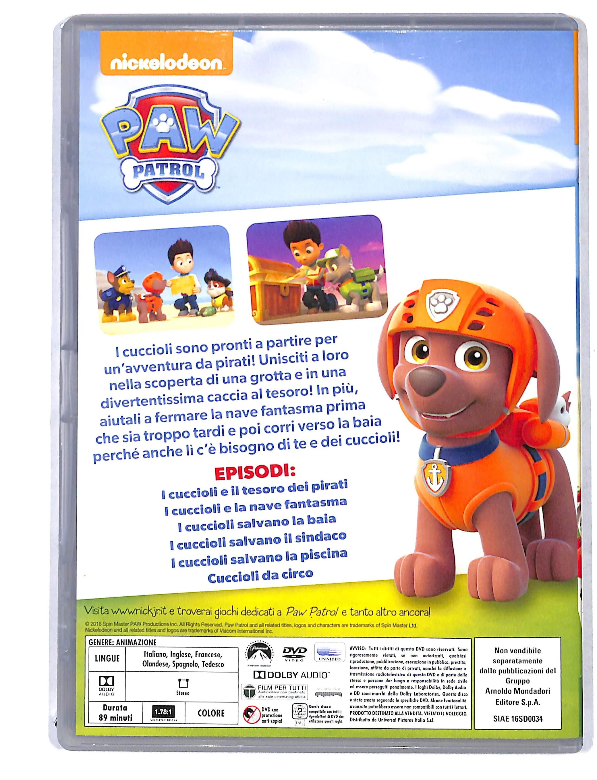 EBOND I cuccioli e il tesoro dei Pirati EDITORIALE DVD DB741812 - Image 2