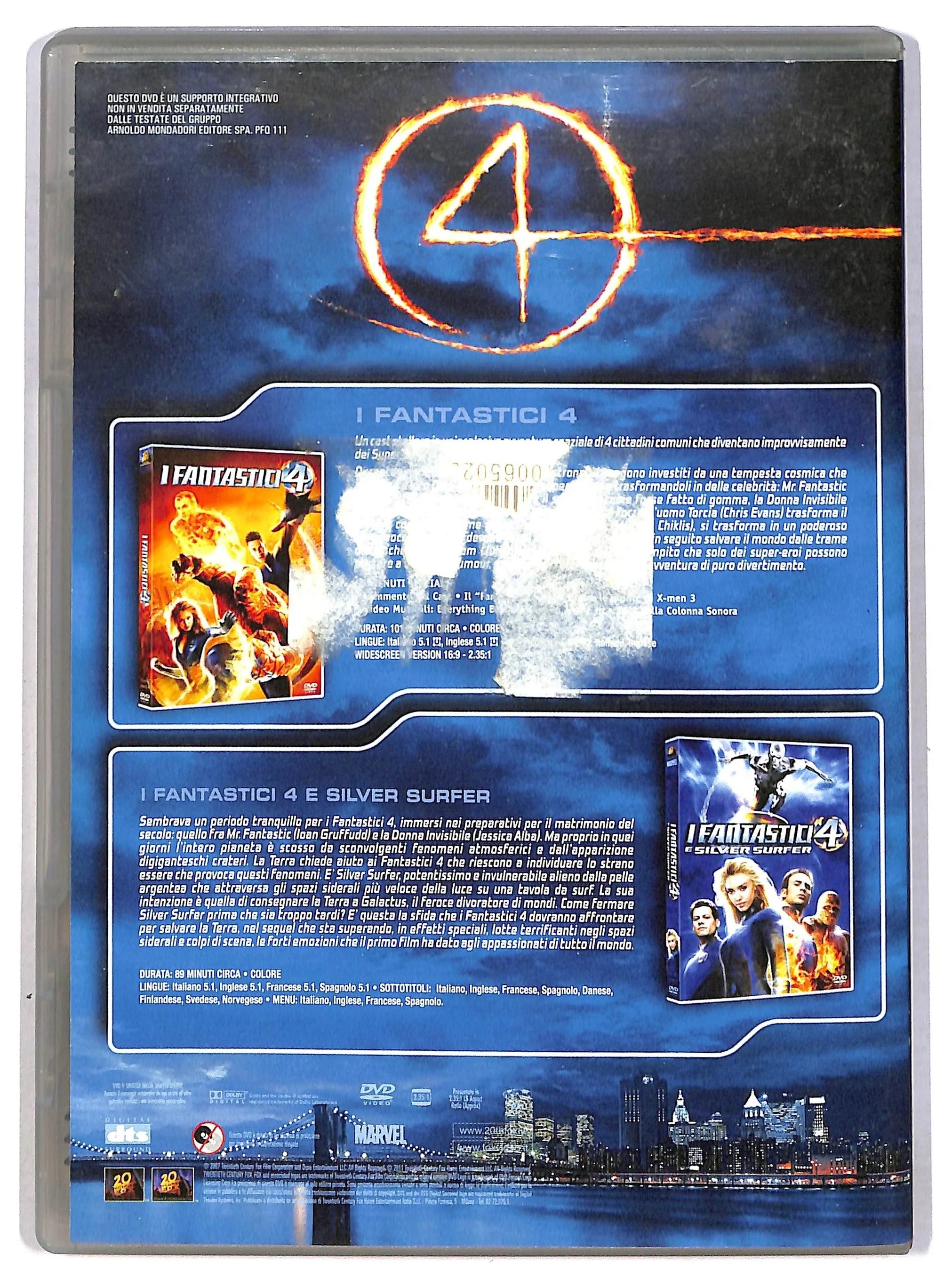 EBOND I fantastici 4 collection - contiene 2 film EDITORIALE DVD DB740817 - Image 2