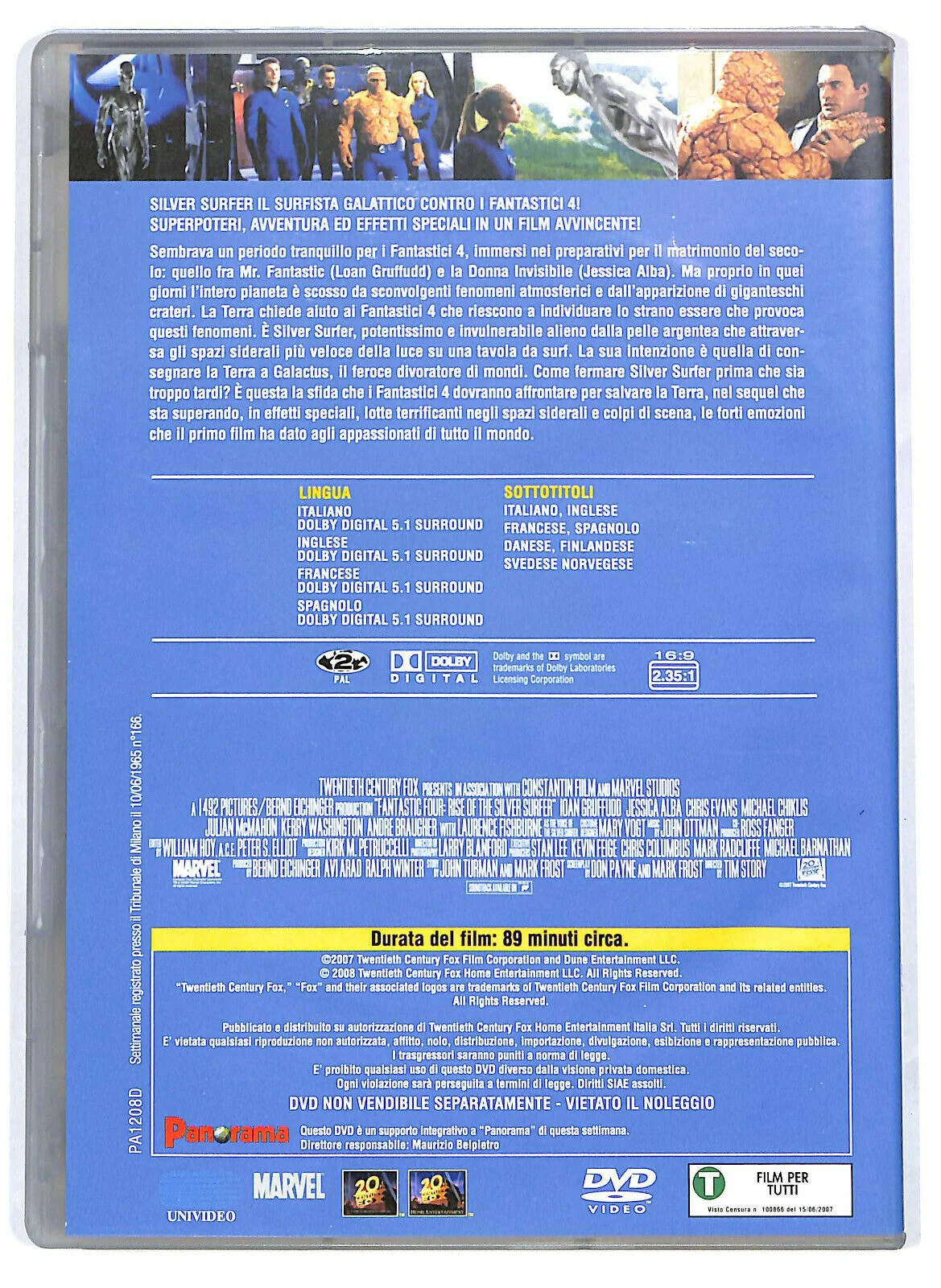 EBOND I Fantastici 4 e Silver Surfer Editoriale DVD DB760328 - Image 2