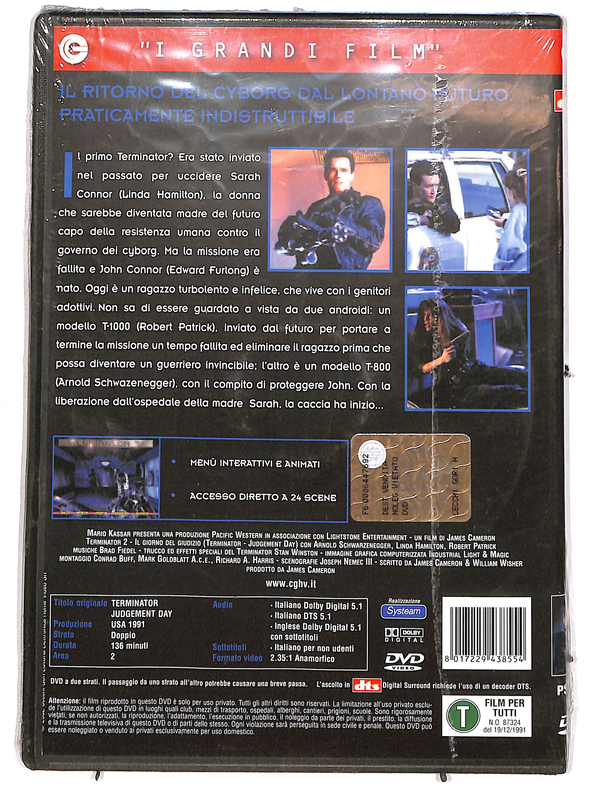 EBOND I Grandi Film - Terminator 2 Il Giorno del Giudizio NOLEGGIO DVD DB755627 - Image 2