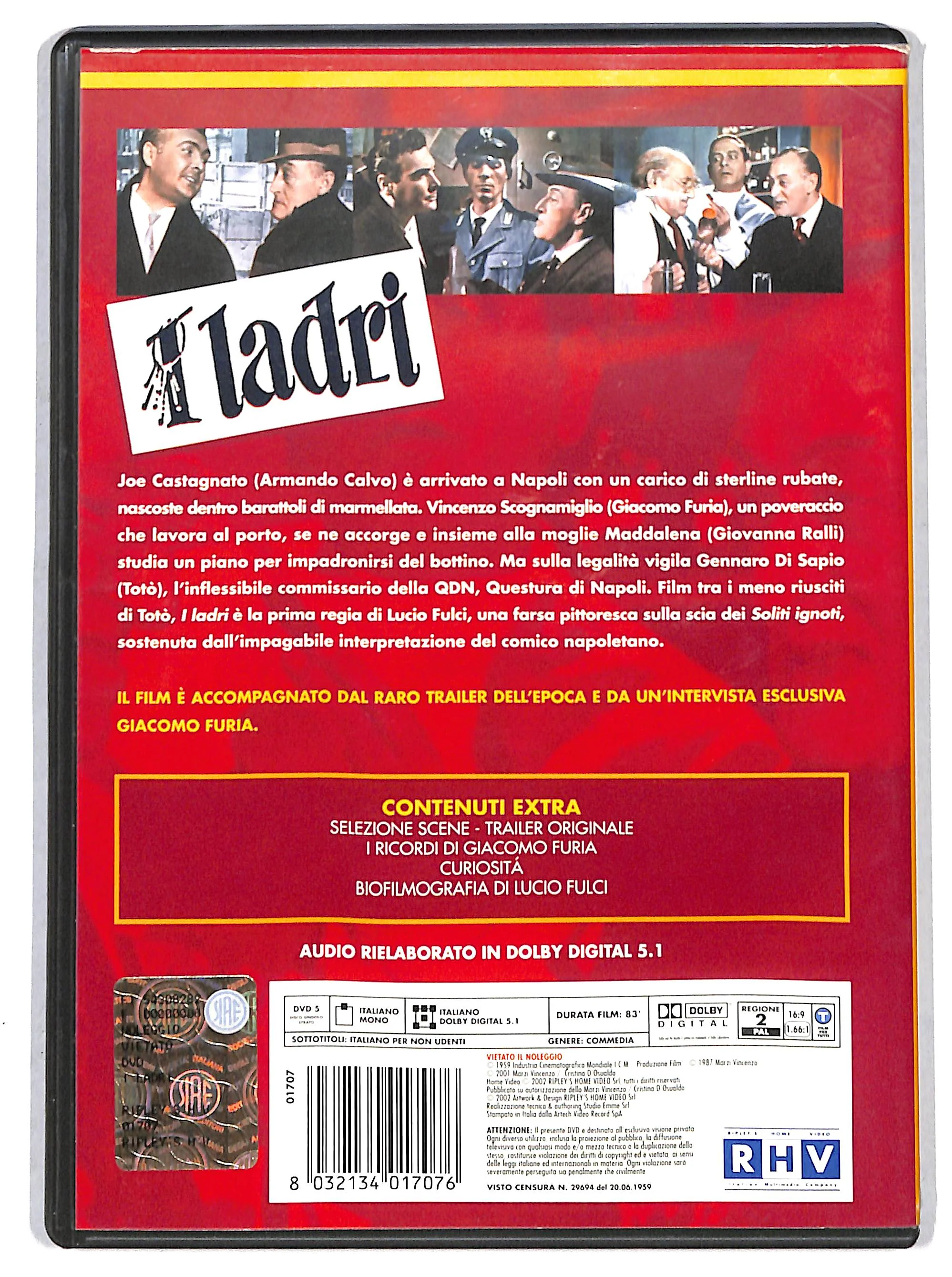 EBOND i ladri - toto DVD DB757922 - Image 2