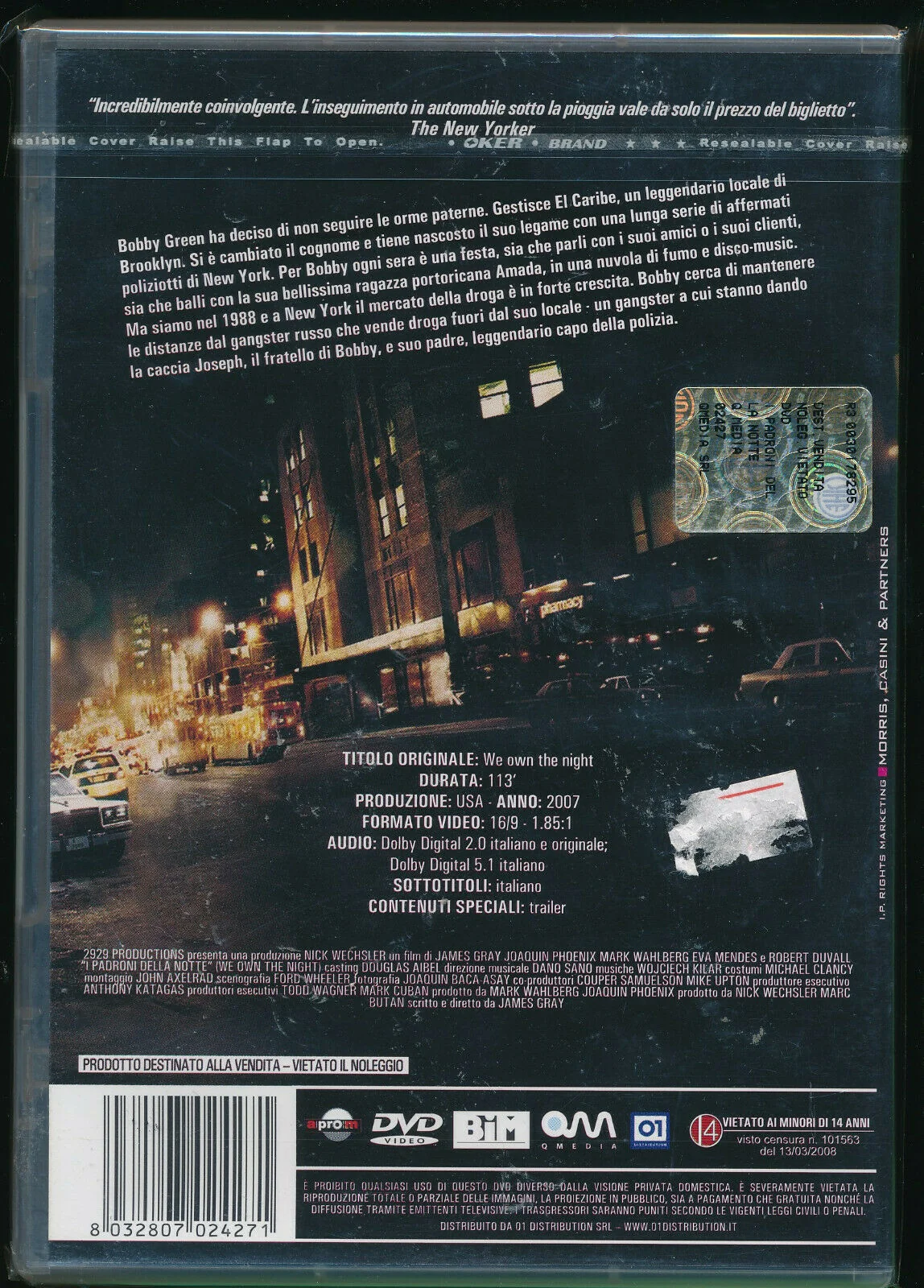 EBOND I Padroni Della Notte DVD DB778949 - Image 2