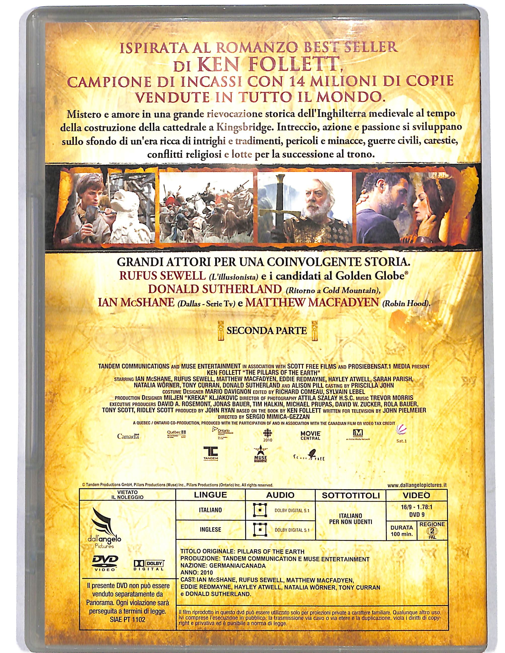 EBOND I pilastri della Terra Seconda parte EDITORIALE DVD DB724257 - Image 2
