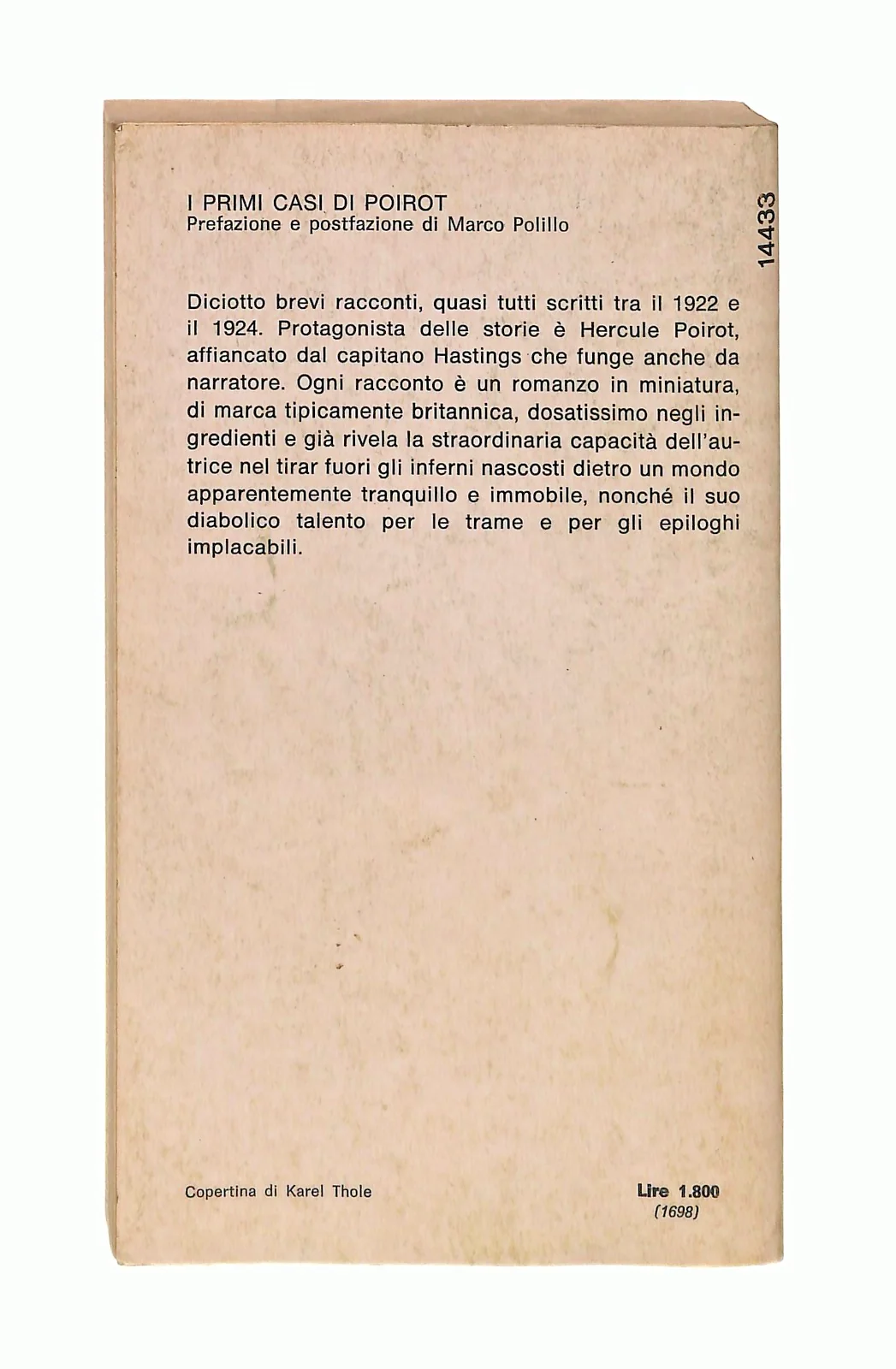 EBOND I Primi Casi Di Poirot Christie Gialli Oscar Mondadori 1977 Libro LI048765 - Image 2