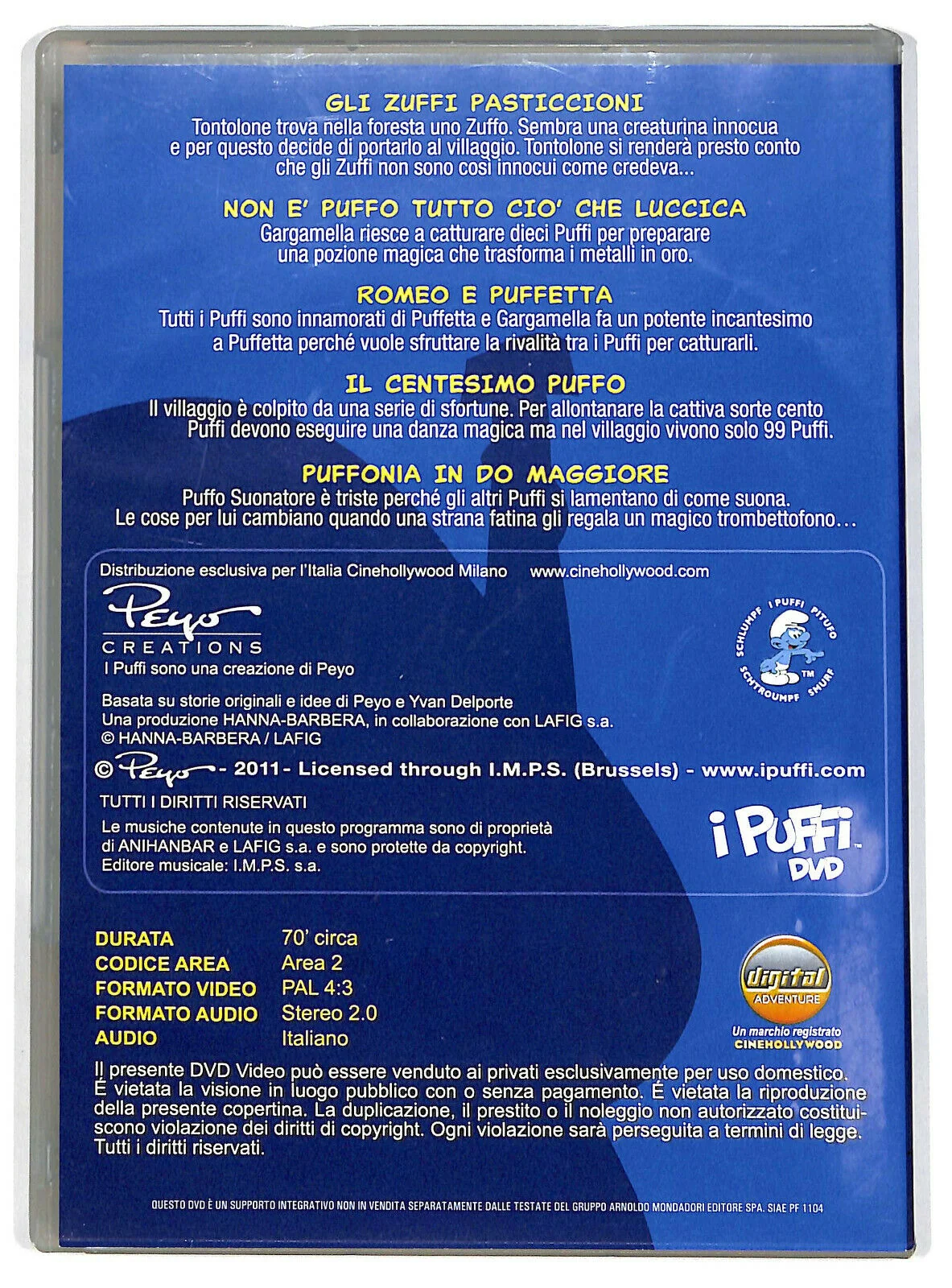 EBOND I Puffi - Romeo e Puffetta  Editoriale DVD DB692604 - Image 2
