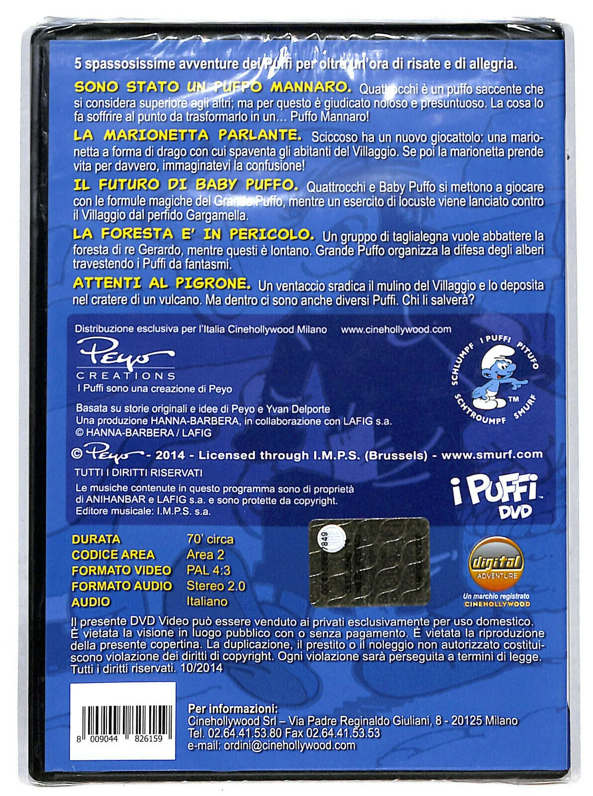 EBOND i Puffi - Sono Stato Un Puffo Mannaro DVD DB716901 - Image 2