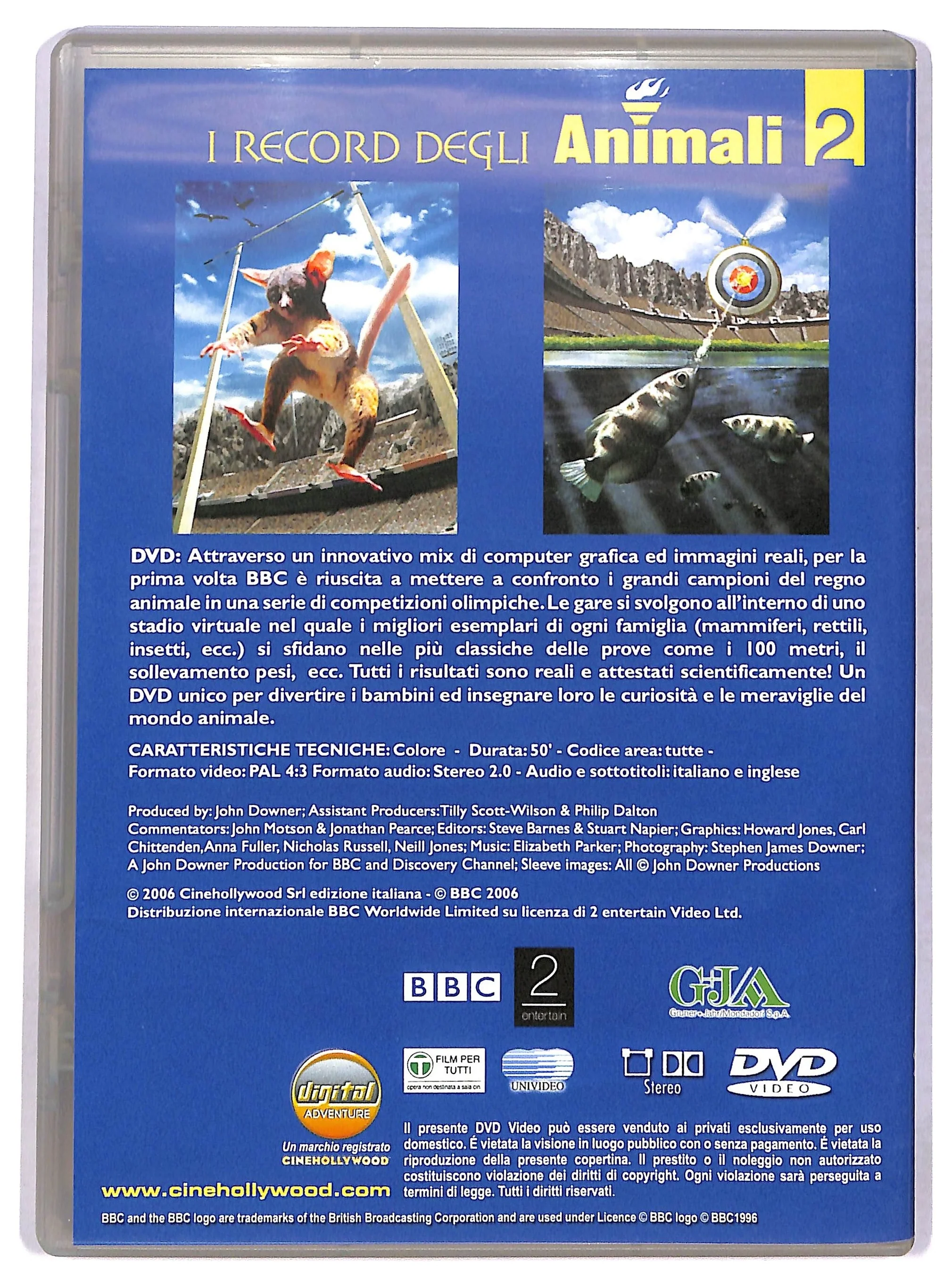 EBOND I record degli animali volume 2 EDITORIALE DVD DB728815 - Image 2