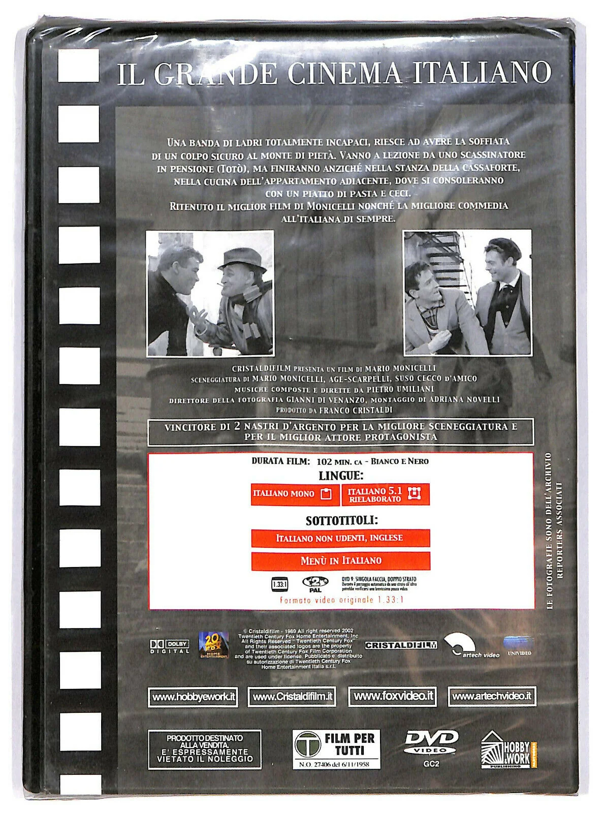 EBOND I Soliti Ignoti Editoriale DVD DB711166 - Image 2
