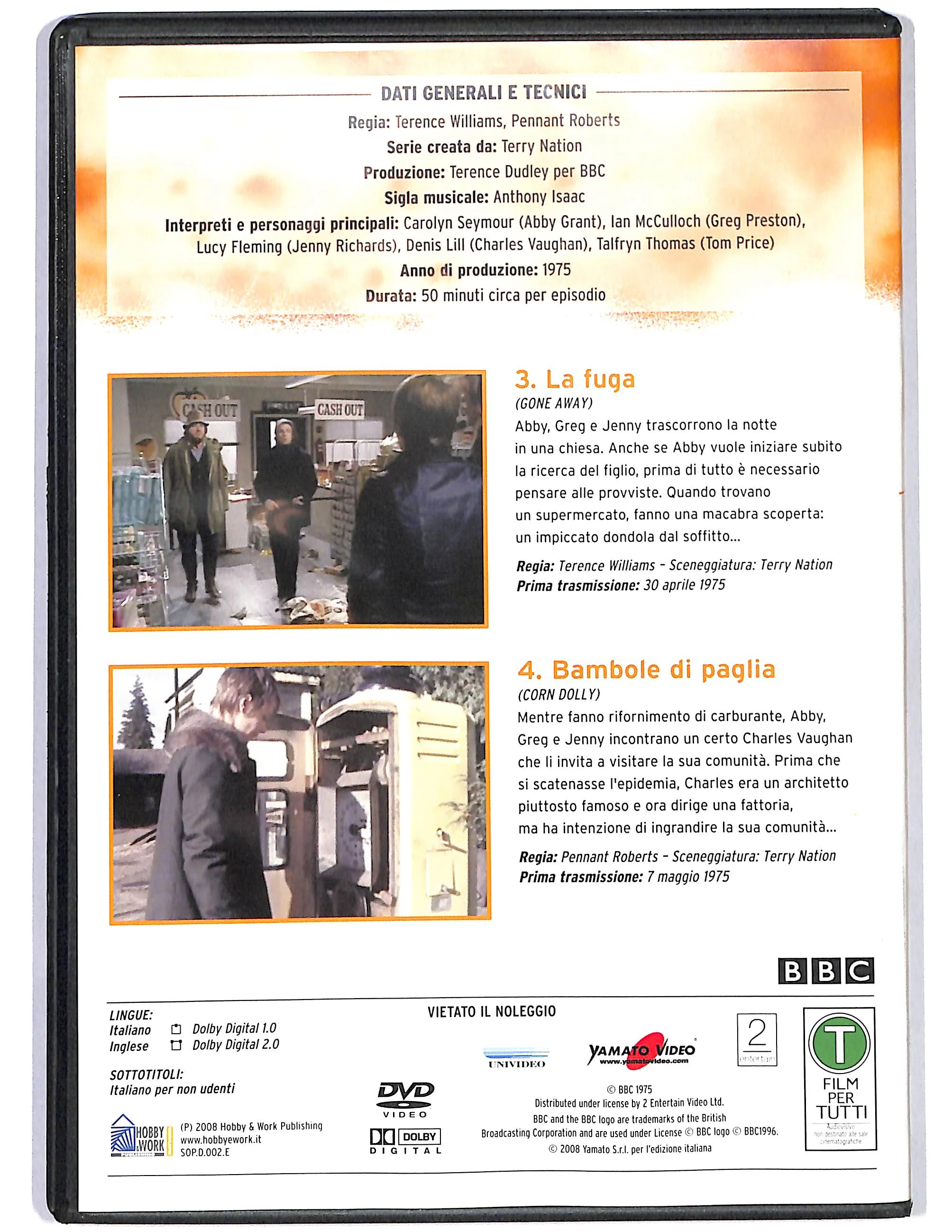 EBOND I sopravvissuti Vol 2 Stagione 1 Ep.3 - 4 EDITORIALE DVD DB716115 - Image 2
