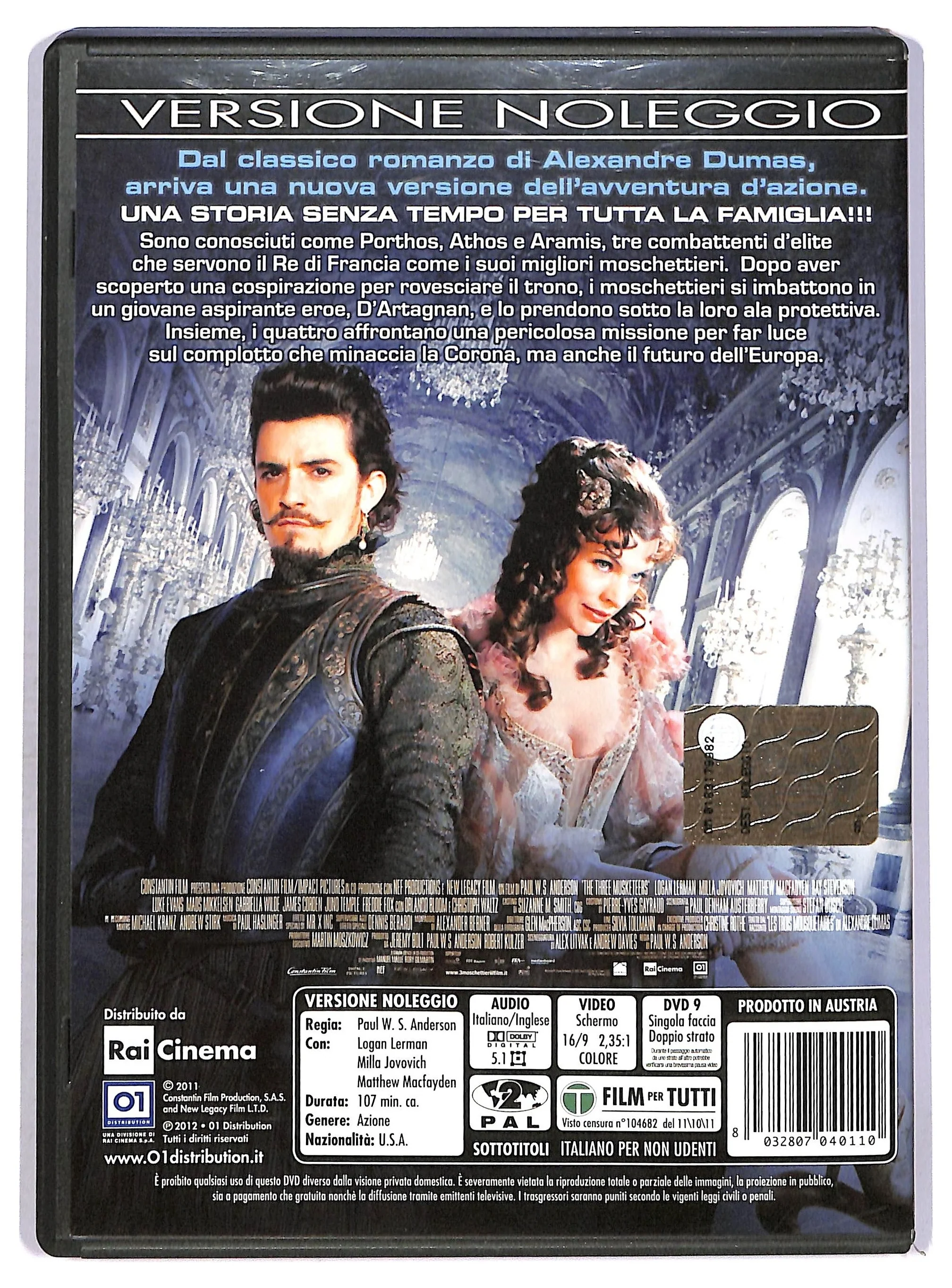EBOND I tre moschettieri NOLEGGIO DVD DB756352 - Image 2